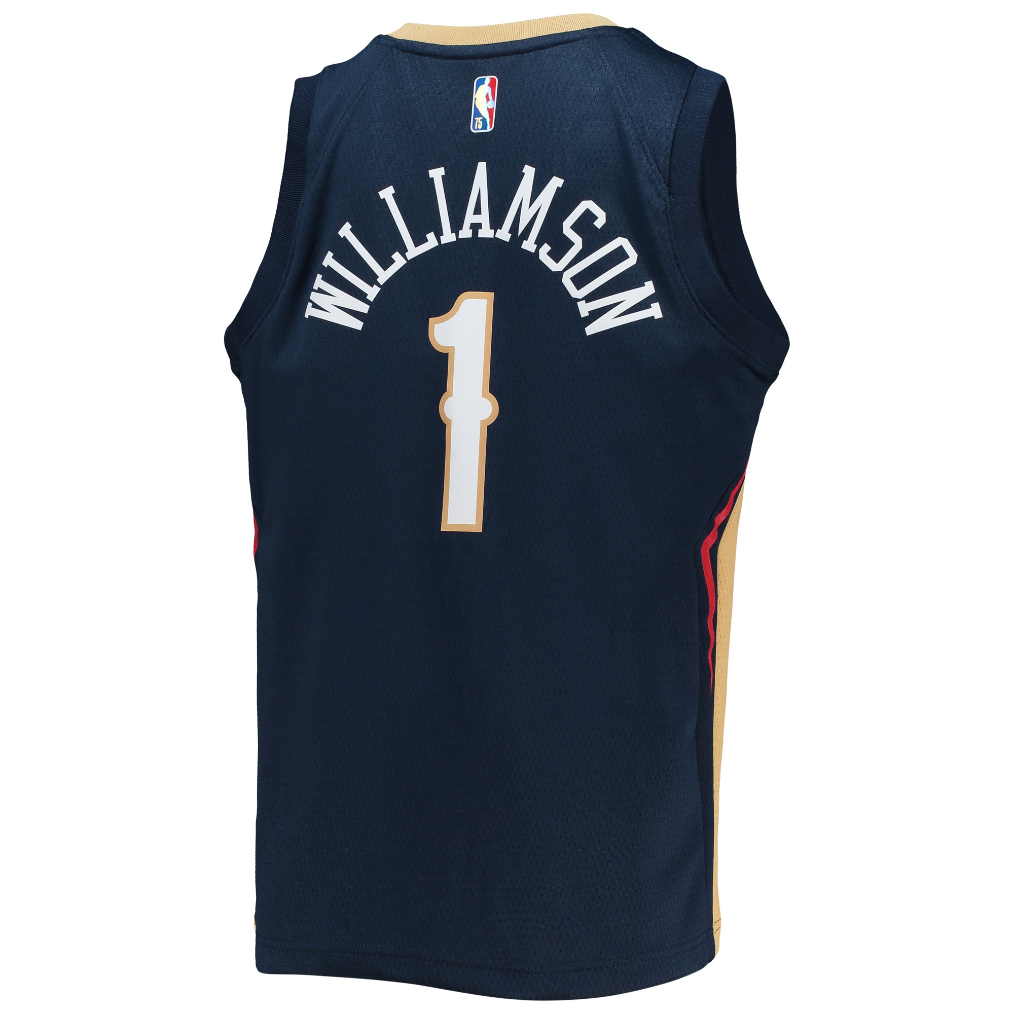 Zion Williamson New Orleans Pelicans Youth 2021/22 Diamond Swingman Jersey - Icon Edition - Navy