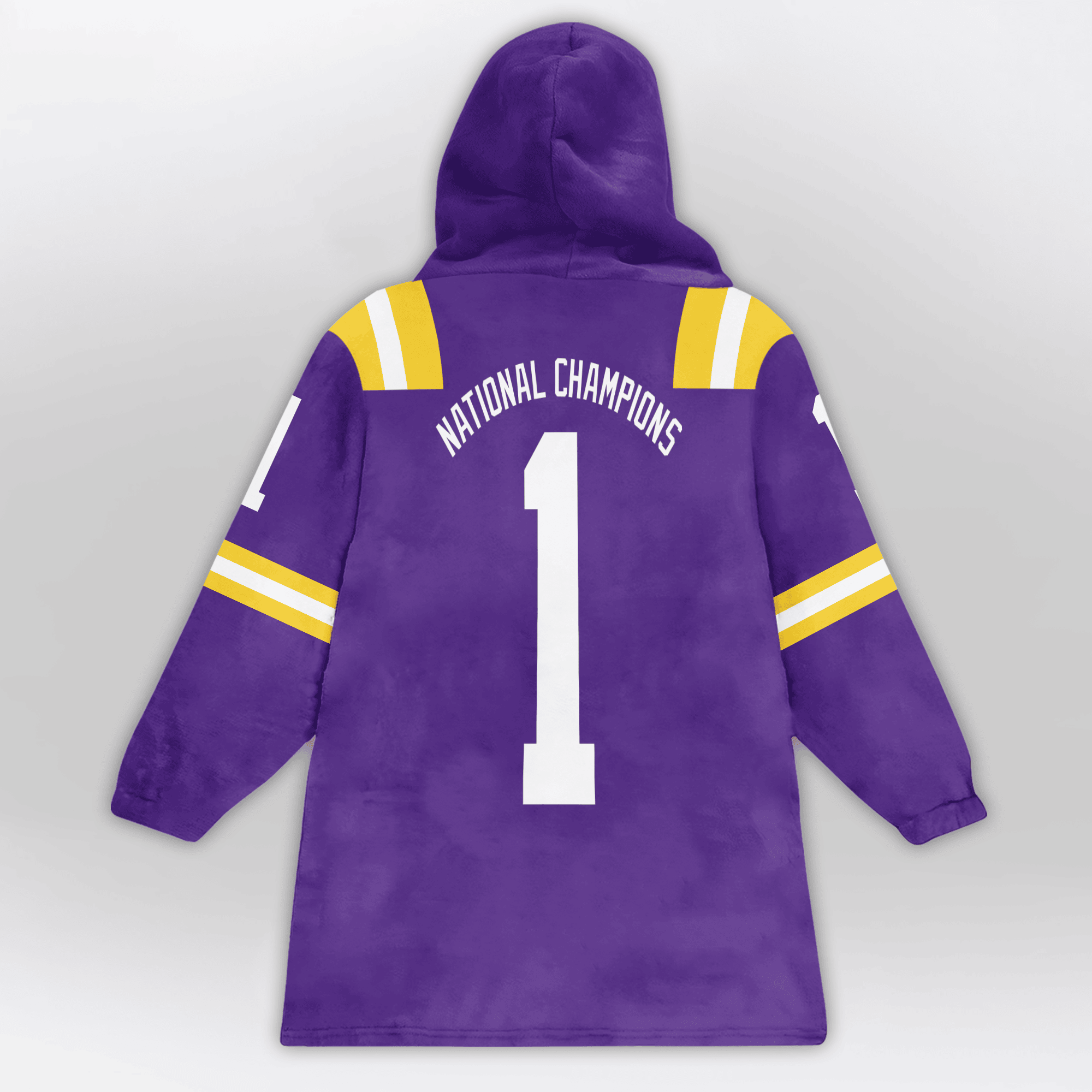 Kid #1 LSU Football Unisex Blanket Hoodie