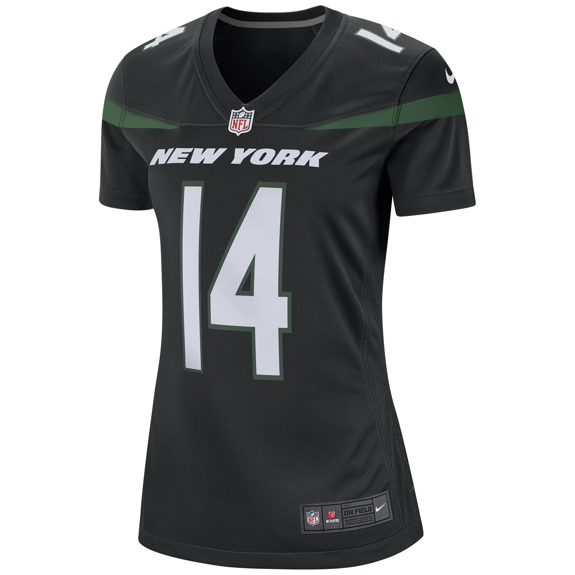 Sam Darnold New York Jets  Women's Game Jersey - Stealth Black