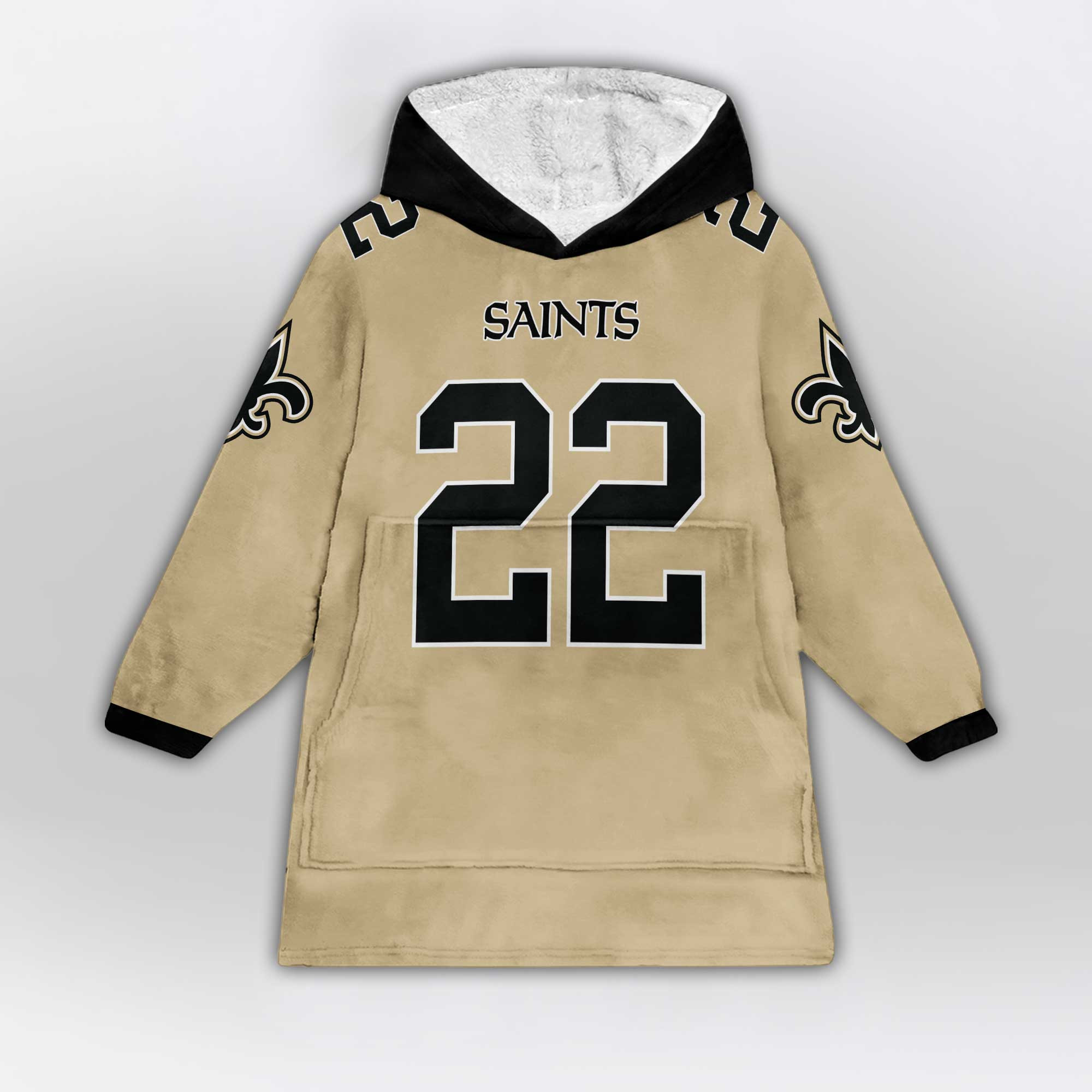 Kid R.S 22 New Orleans Football Unisex Blanket Hoodie