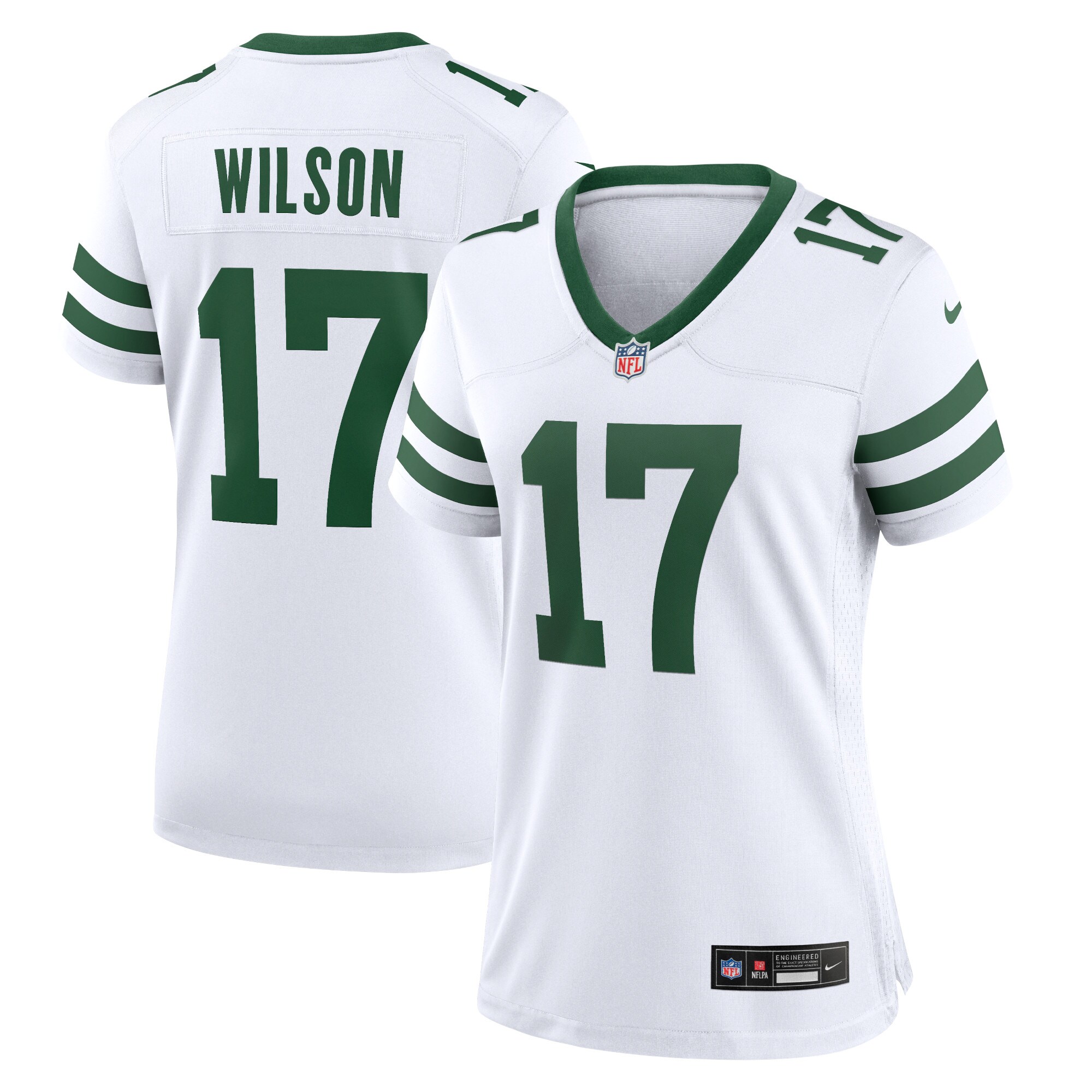 Garrett Wilson New York Jets  Women's Legacy Player Game Jersey - White