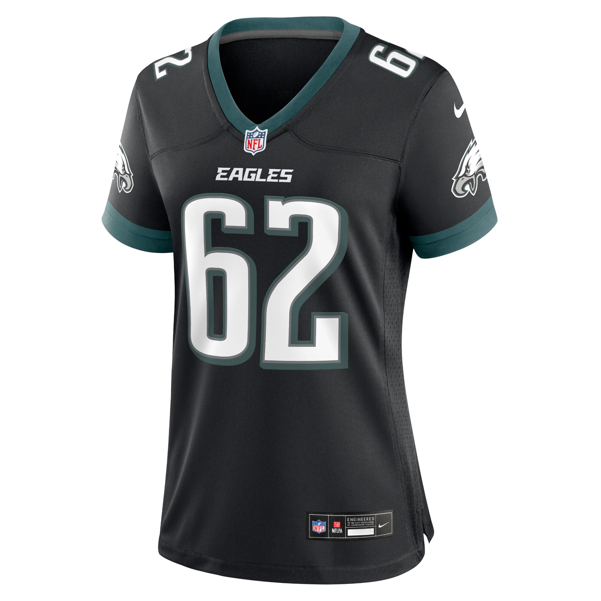 Jason Kelce Philadelphia Eagles Women's Team Game Jersey - Midnight Green