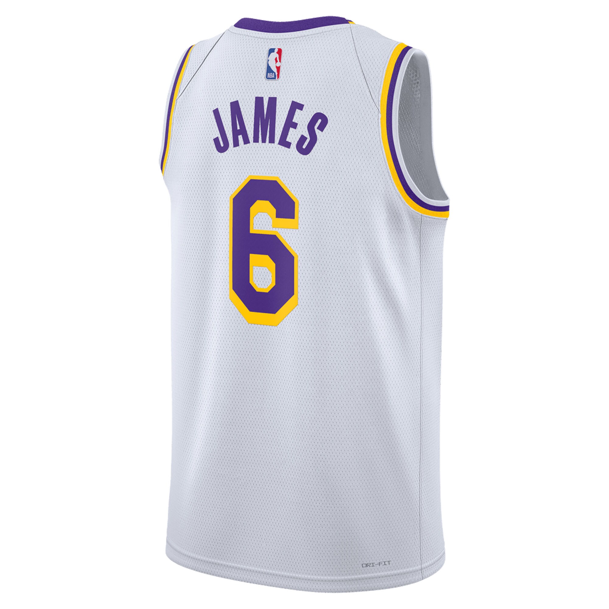LeBron James Los Angeles Lakers Unisex Swingman Jersey - Association Edition - White