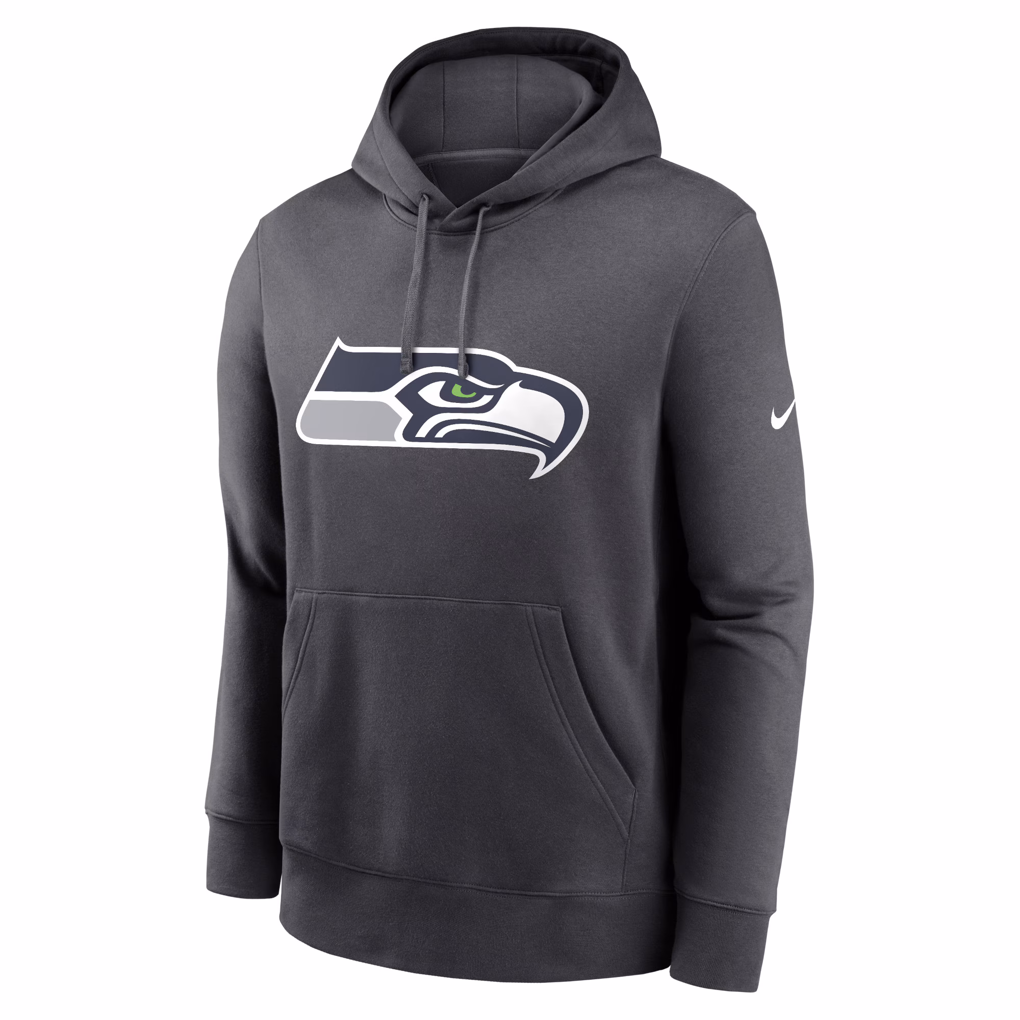 Seattle Seahawks Club Logo Pullover Hoodie - College Navy