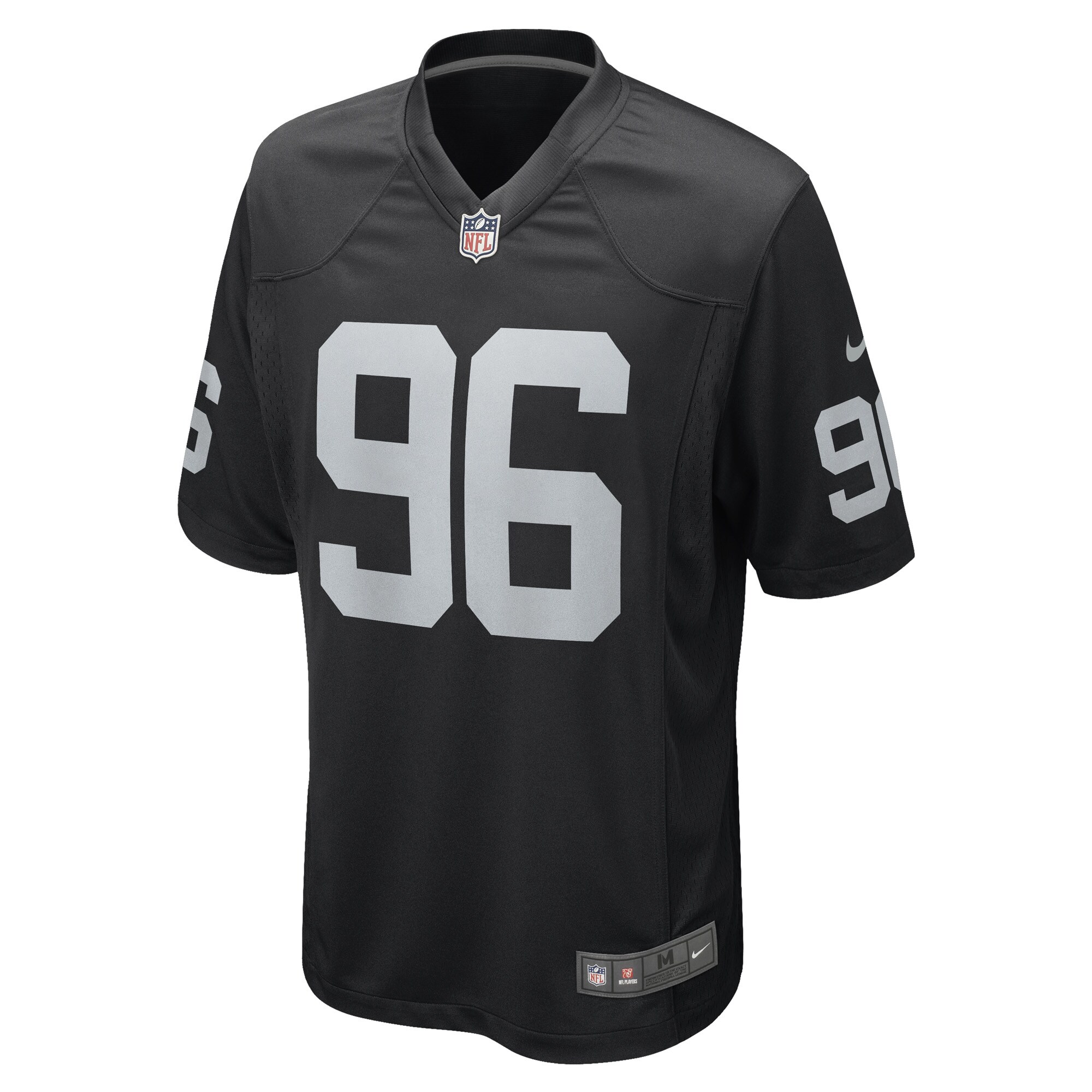 Tashawn Bower Las Vegas Raiders  Game Player Jersey - Black