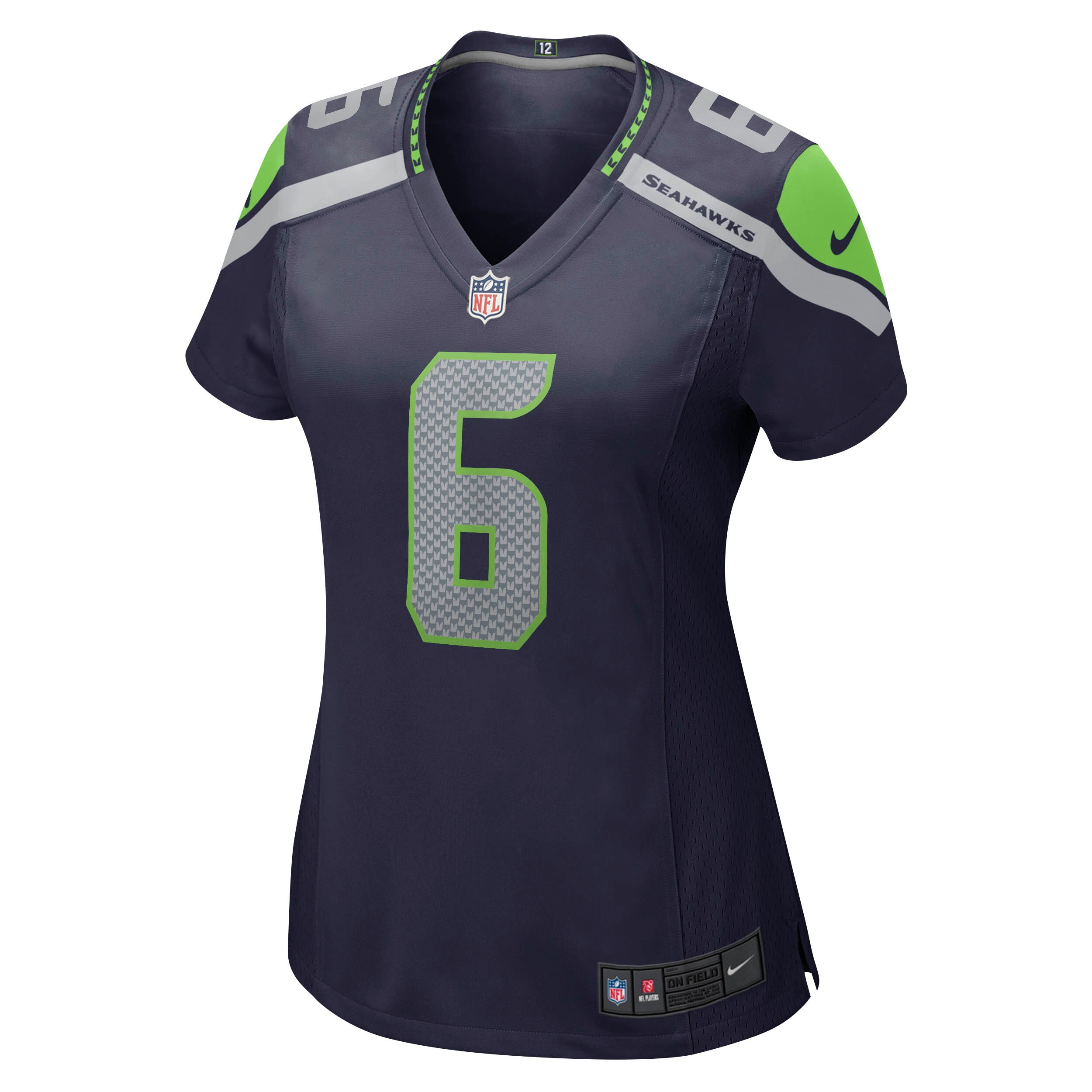 Quandre Diggs Seattle Seahawks  Women's Player Game Jersey - College Navy
