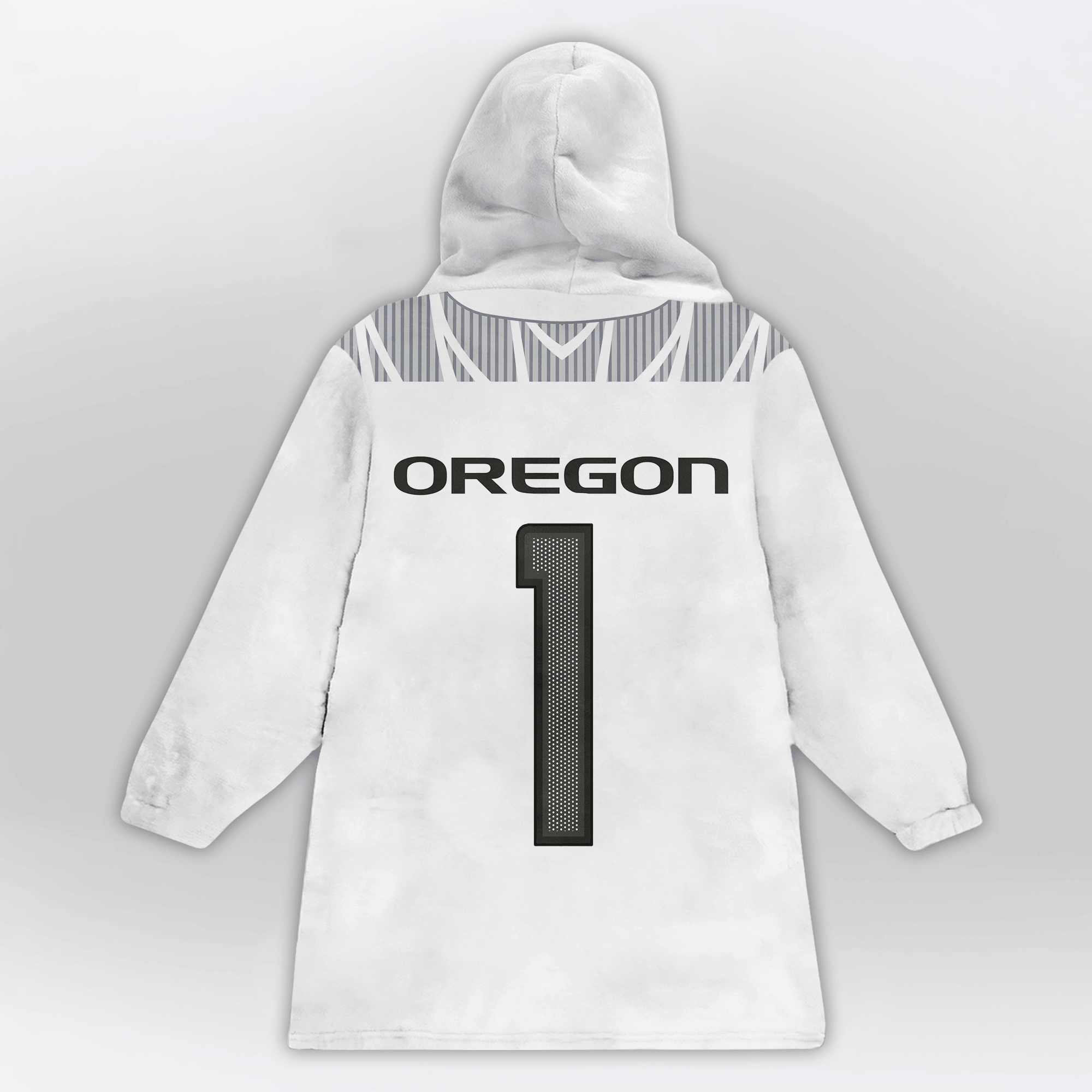 Kid #1 Oregon Football Unisex Blanket Hoodie