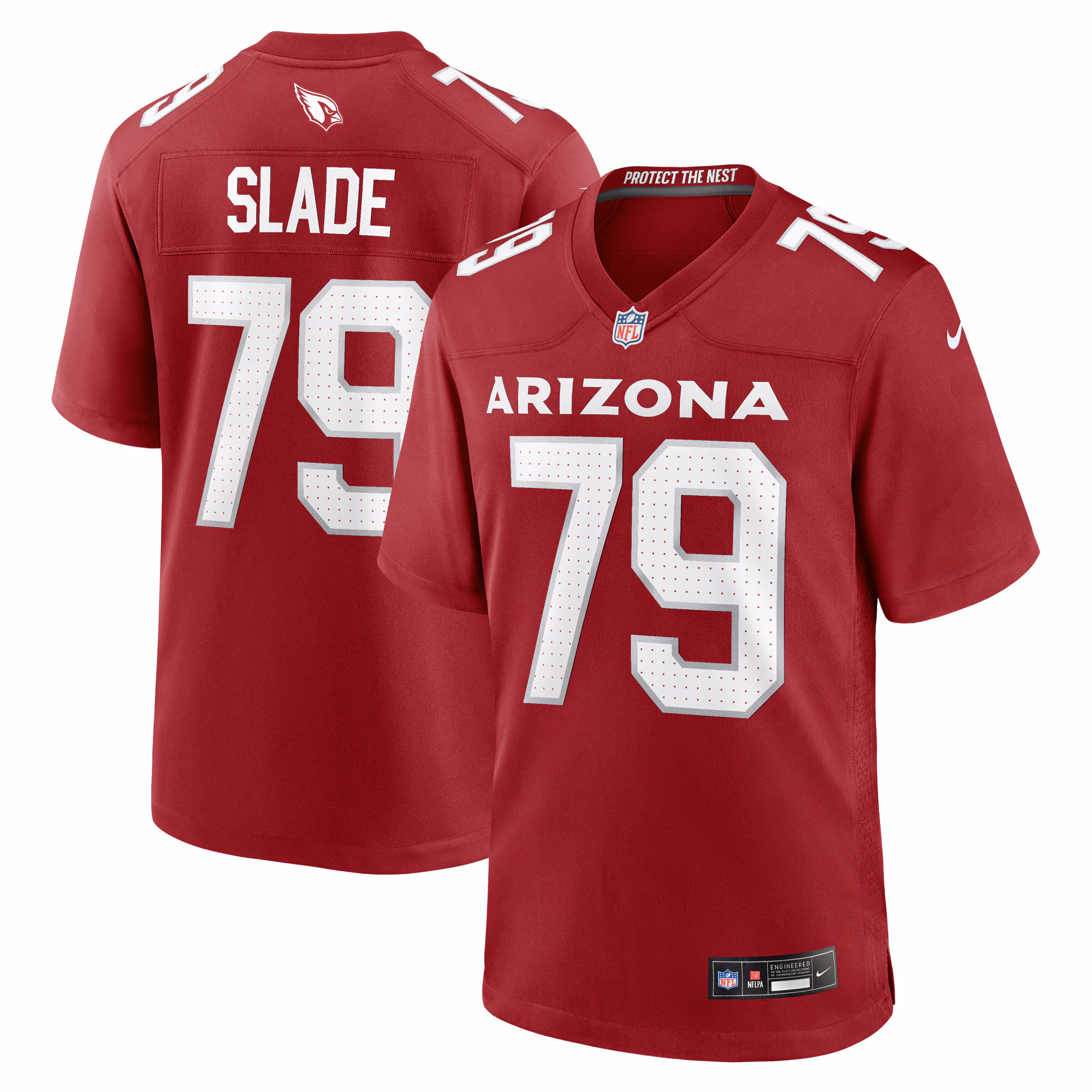 Jacob Slade Arizona Cardinals  Game Jersey -  Cardinal