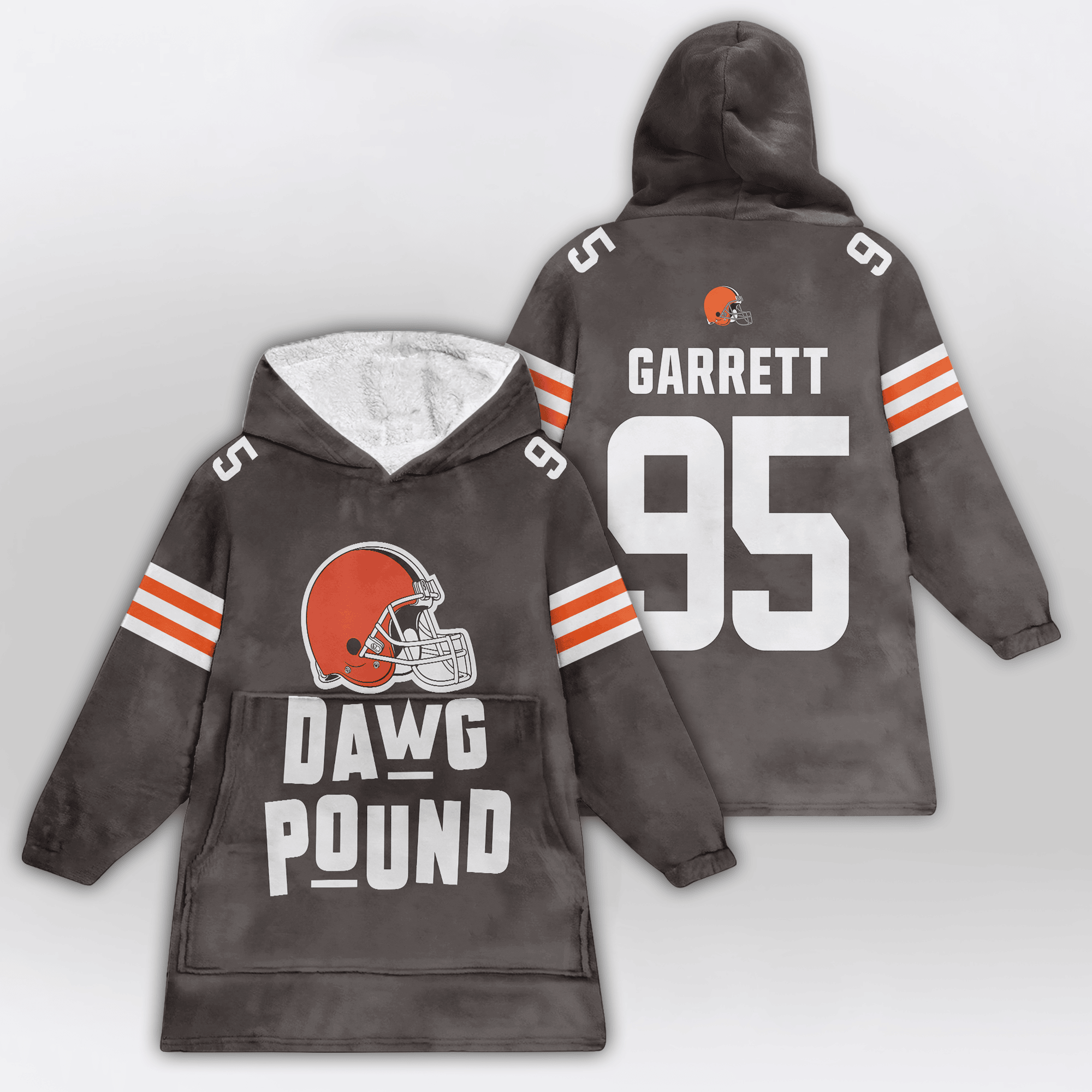 Dawg Pound Cleveland Football Unisex Blanket Hoodie