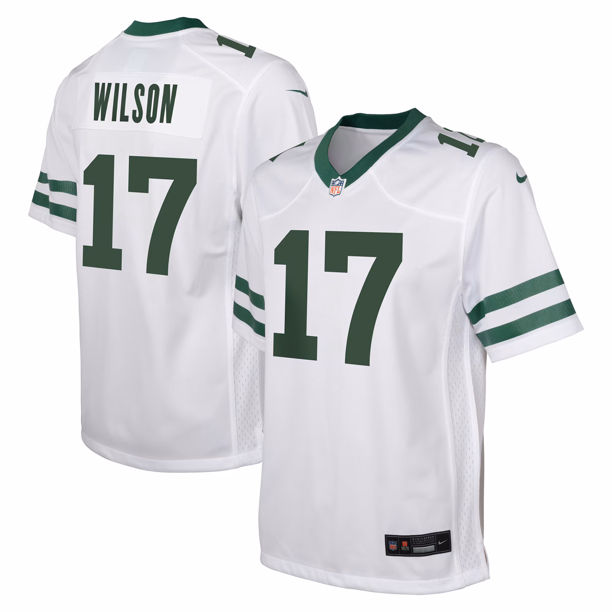 Garrett Wilson New York Jets Youth Game Jersey - Green