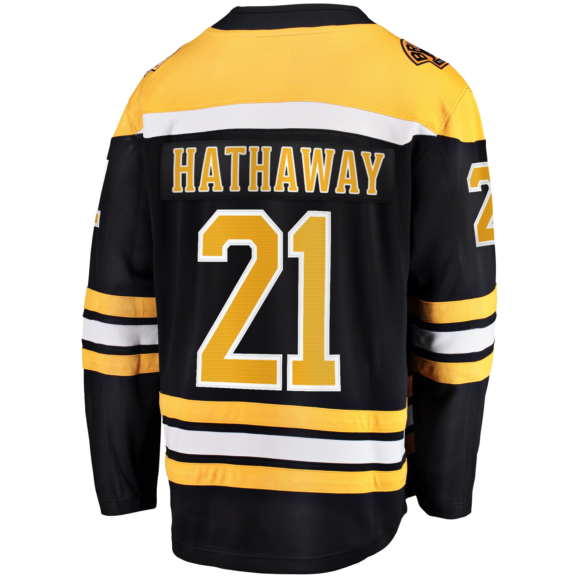 Garnet Hathaway Boston Bruins Home Breakaway Jersey - Black