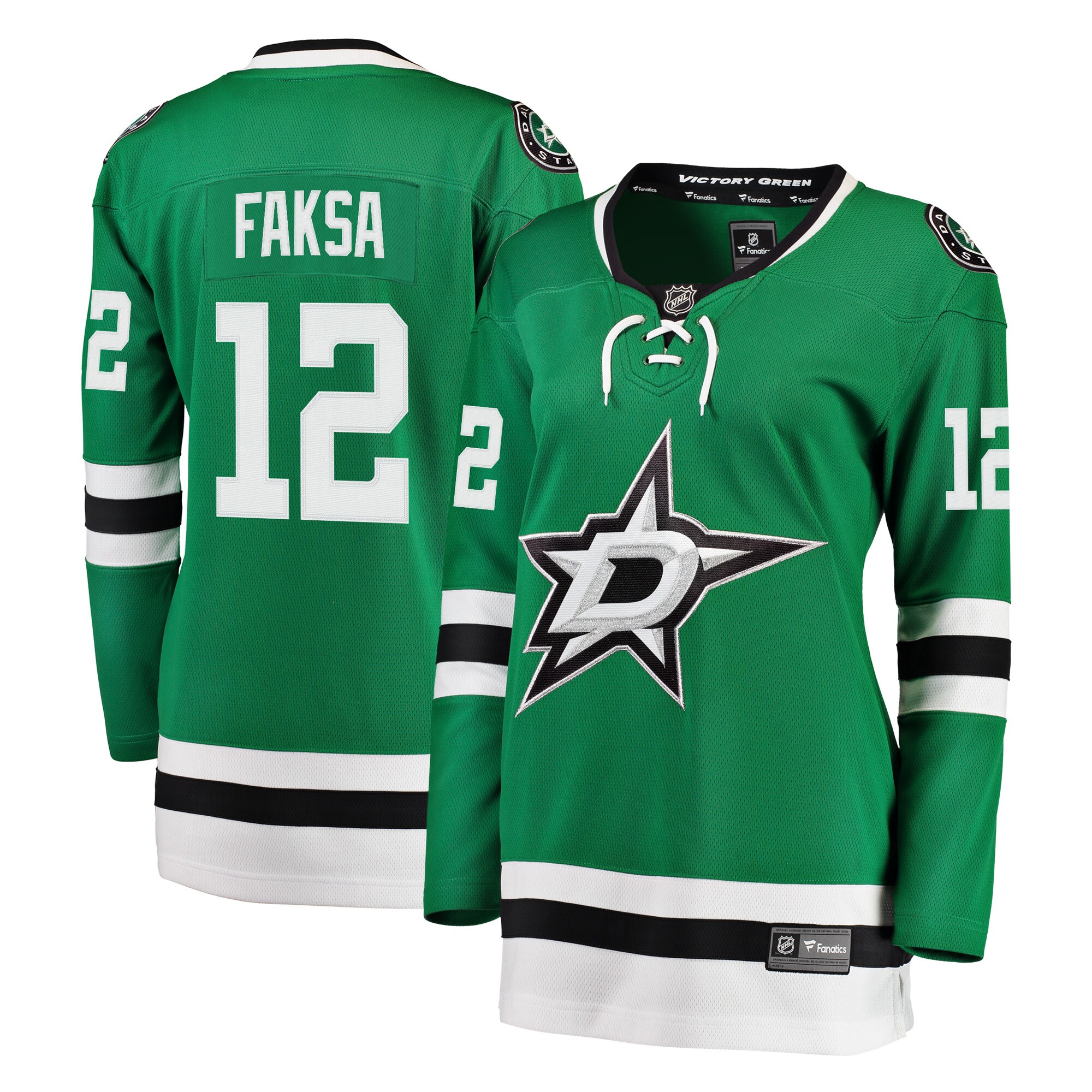Radek Faksa Dallas Stars Women's Breakaway Player Jersey - Kelly Green
