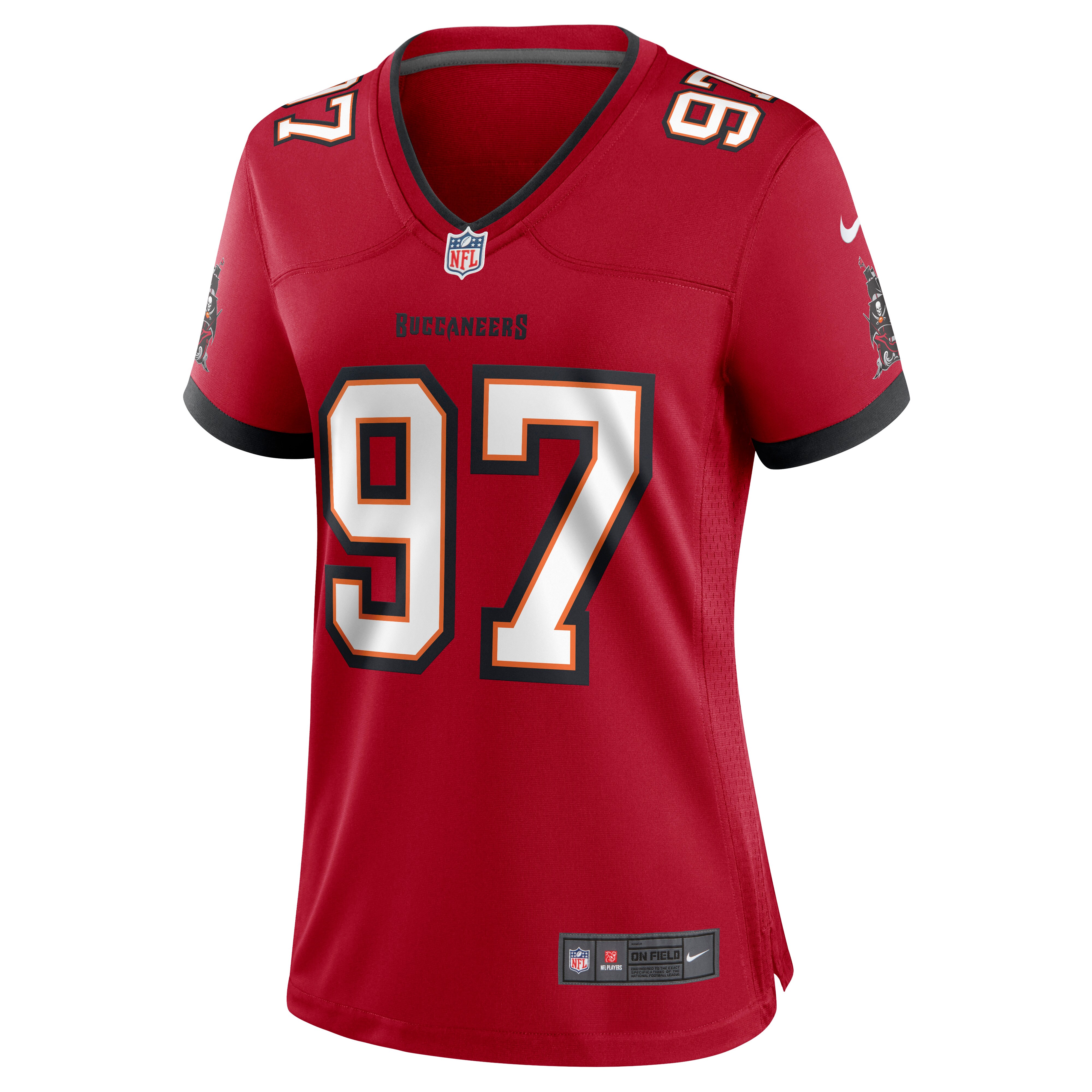 Zach Triner Tampa Bay Buccaneers  Women's Game Jersey - Red