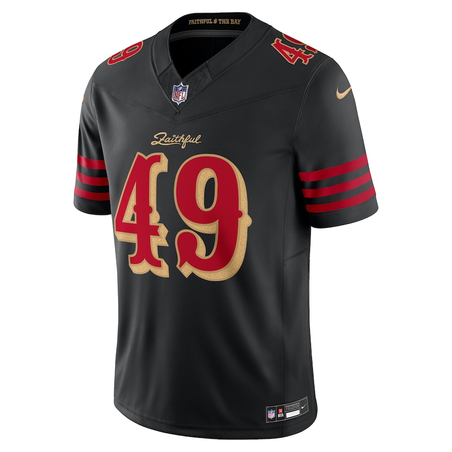 The Faithful #49 San Francisco 49ers 2025 Rivalries Collection Limited Jersey - Black