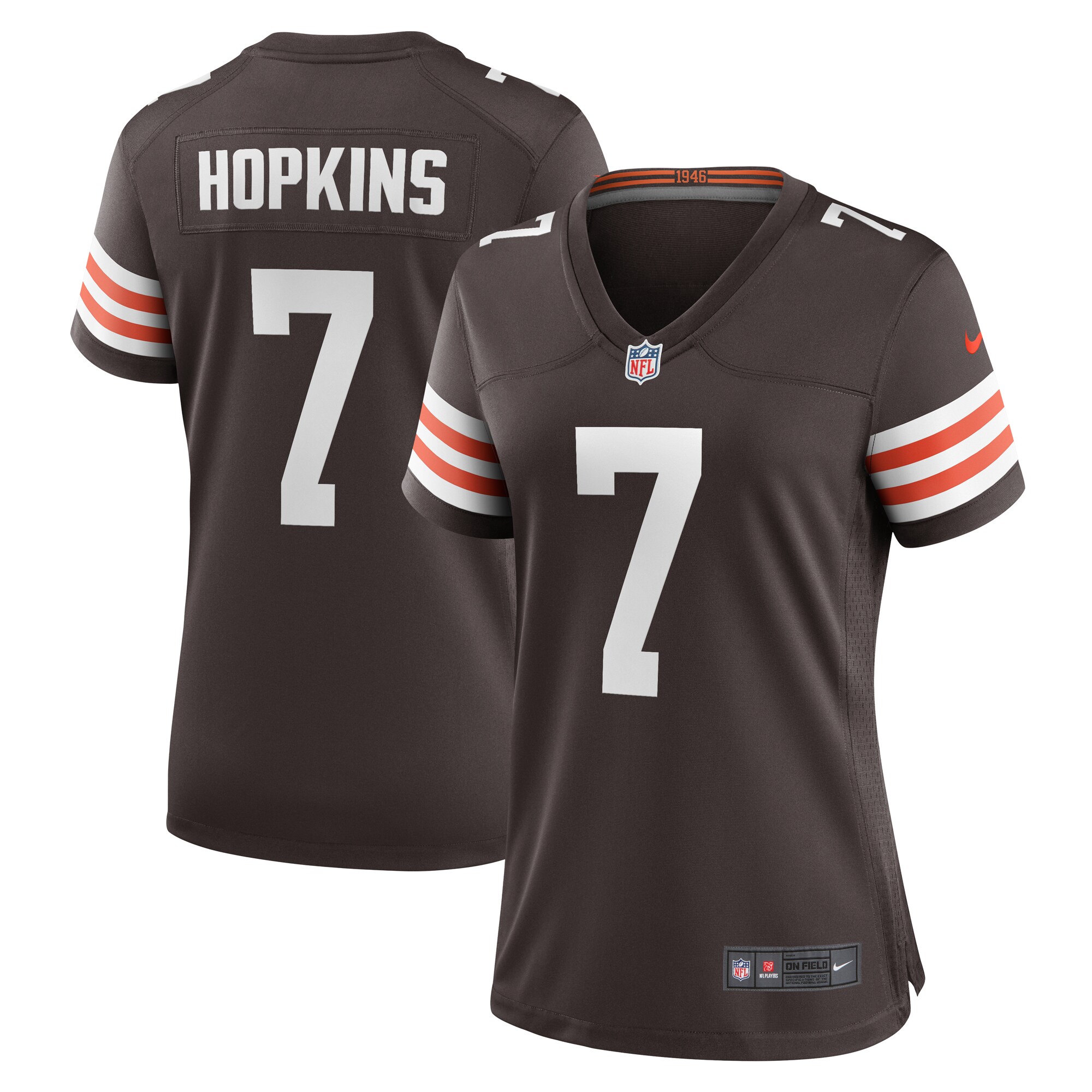Dustin Hopkins Cleveland Browns Women's Team Game Jersey -  Brown