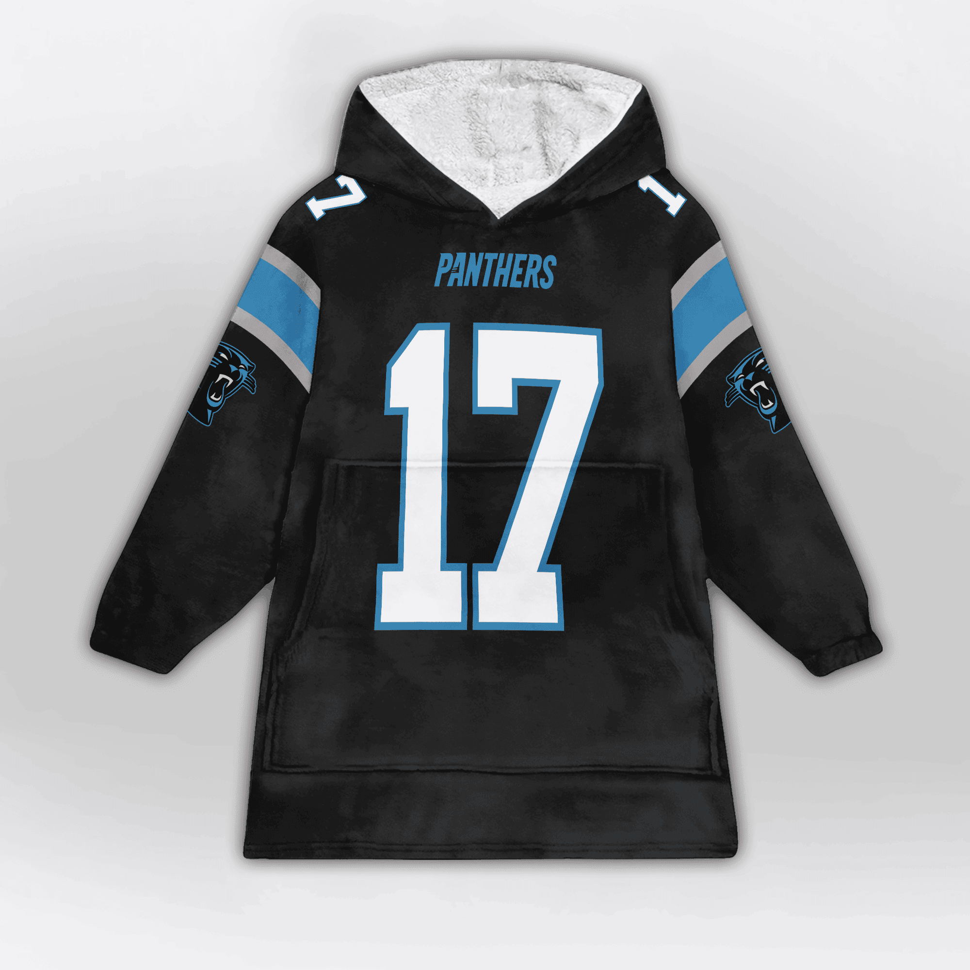 Kid 17 Carolina Football Unisex Blanket Hoodie