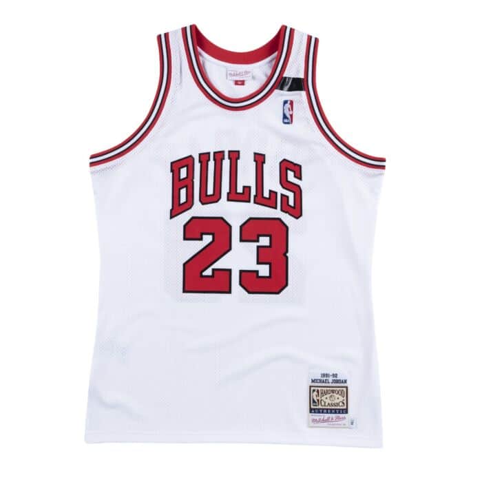 Authentic Jersey Chicago Bulls 1991-92 Michael