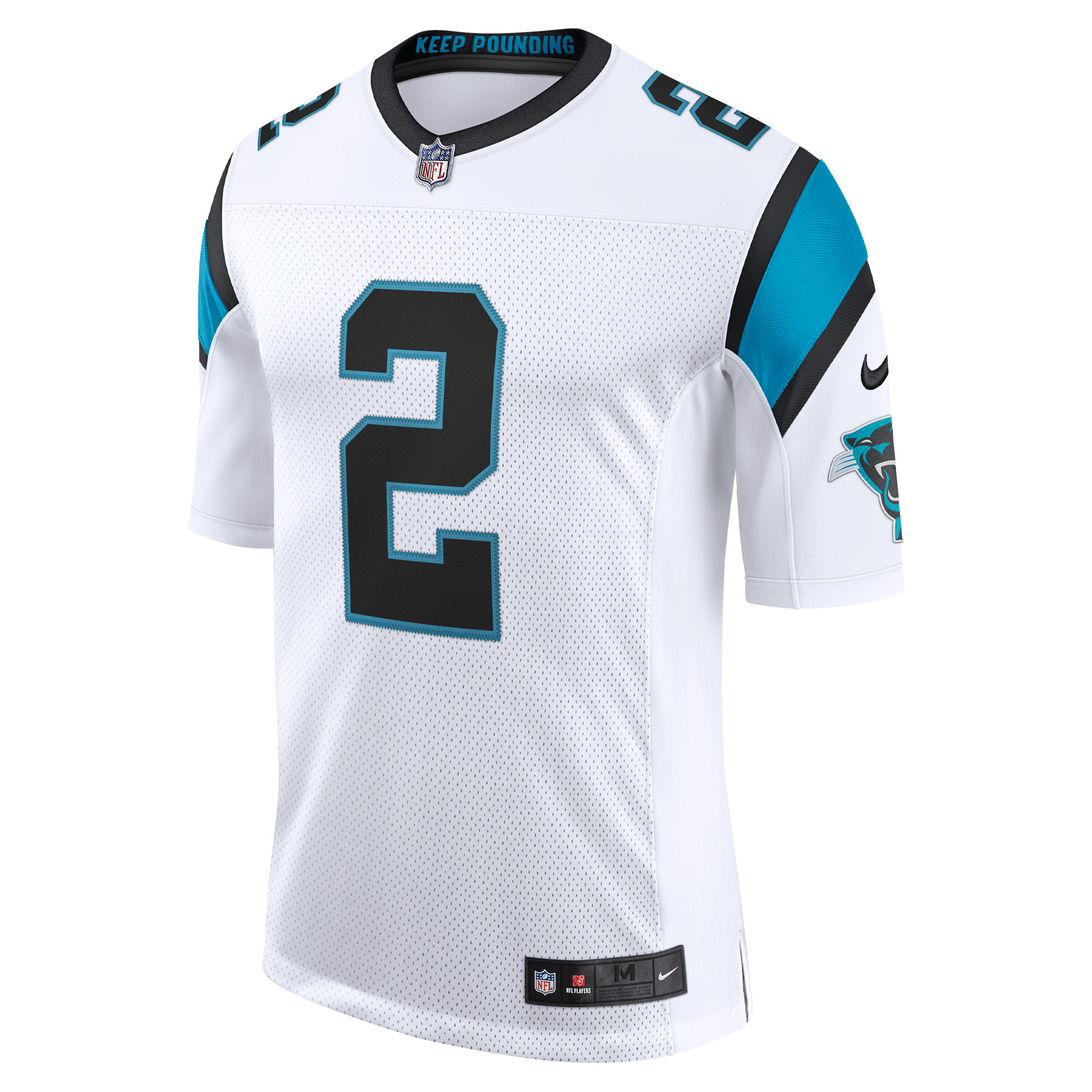 D.J. Moore Carolina Panthers  Vapor Limited Jersey - White