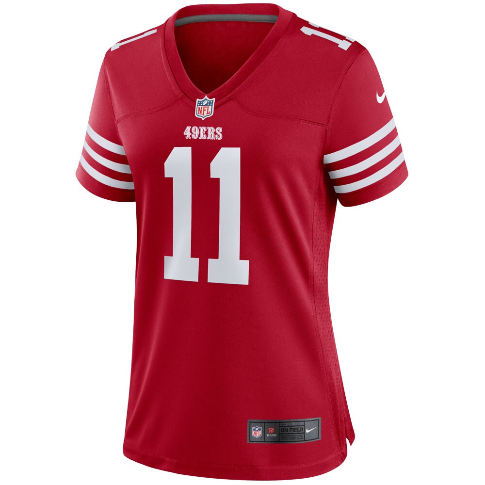 Brandon Aiyuk San Francisco 49ers  Women's Player Game Jersey - Scarlet