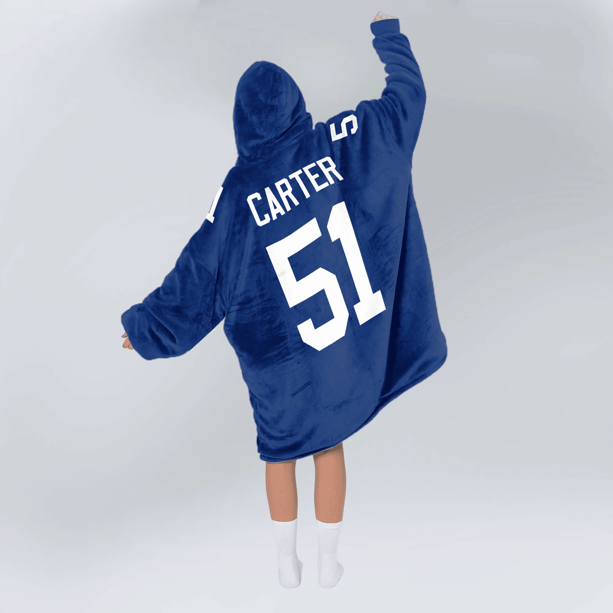 Adult A.C 51 New York G Football Unisex Blanket Hoodie