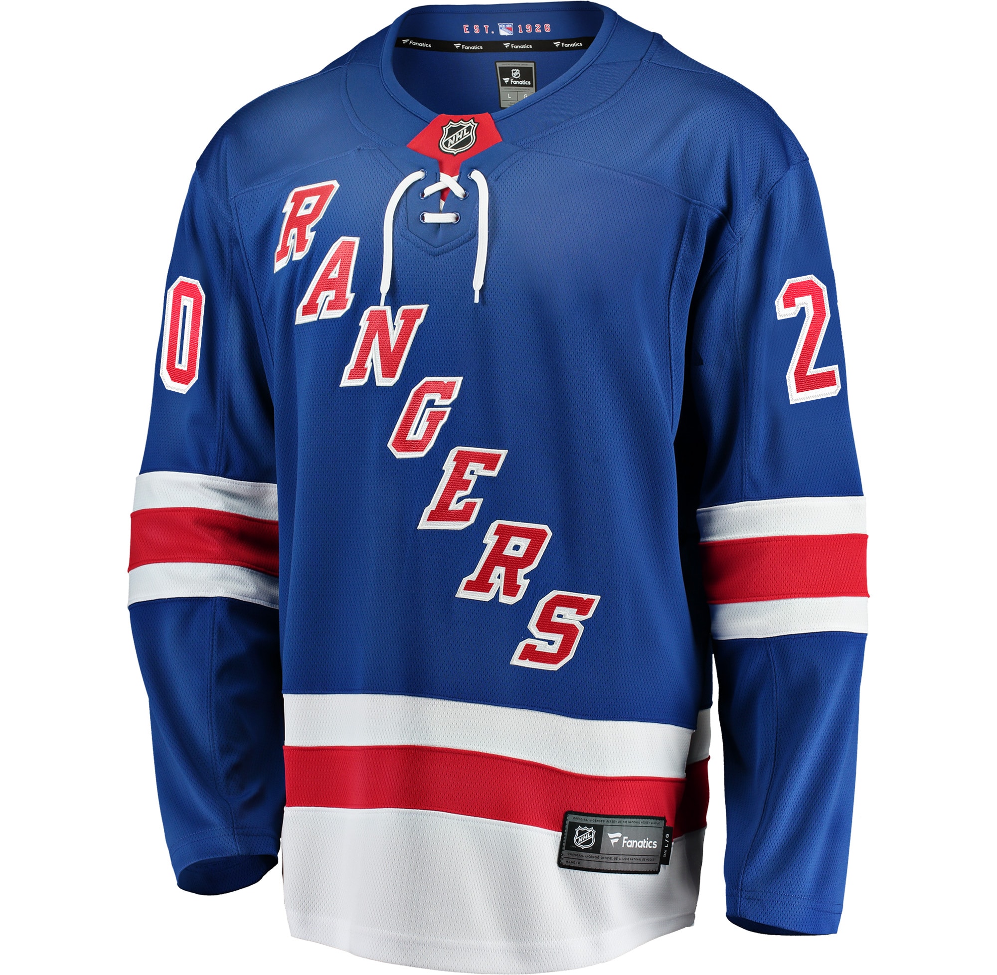 Chris Kreider New York Rangers Home Breakaway Player Jersey - Blue