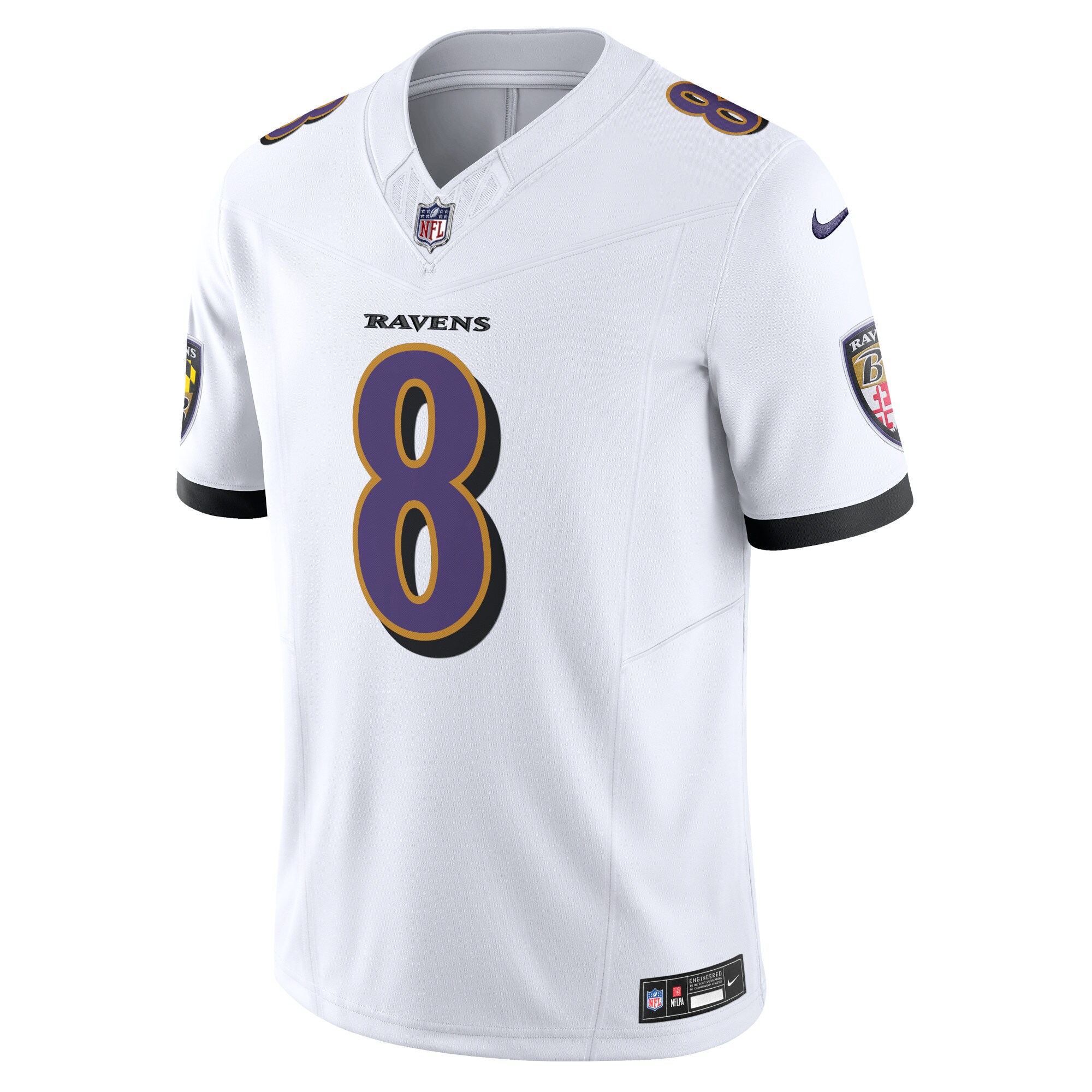 Lamar Jackson Baltimore Ravens  Vapor F.U.S.E. Limited Jersey - White