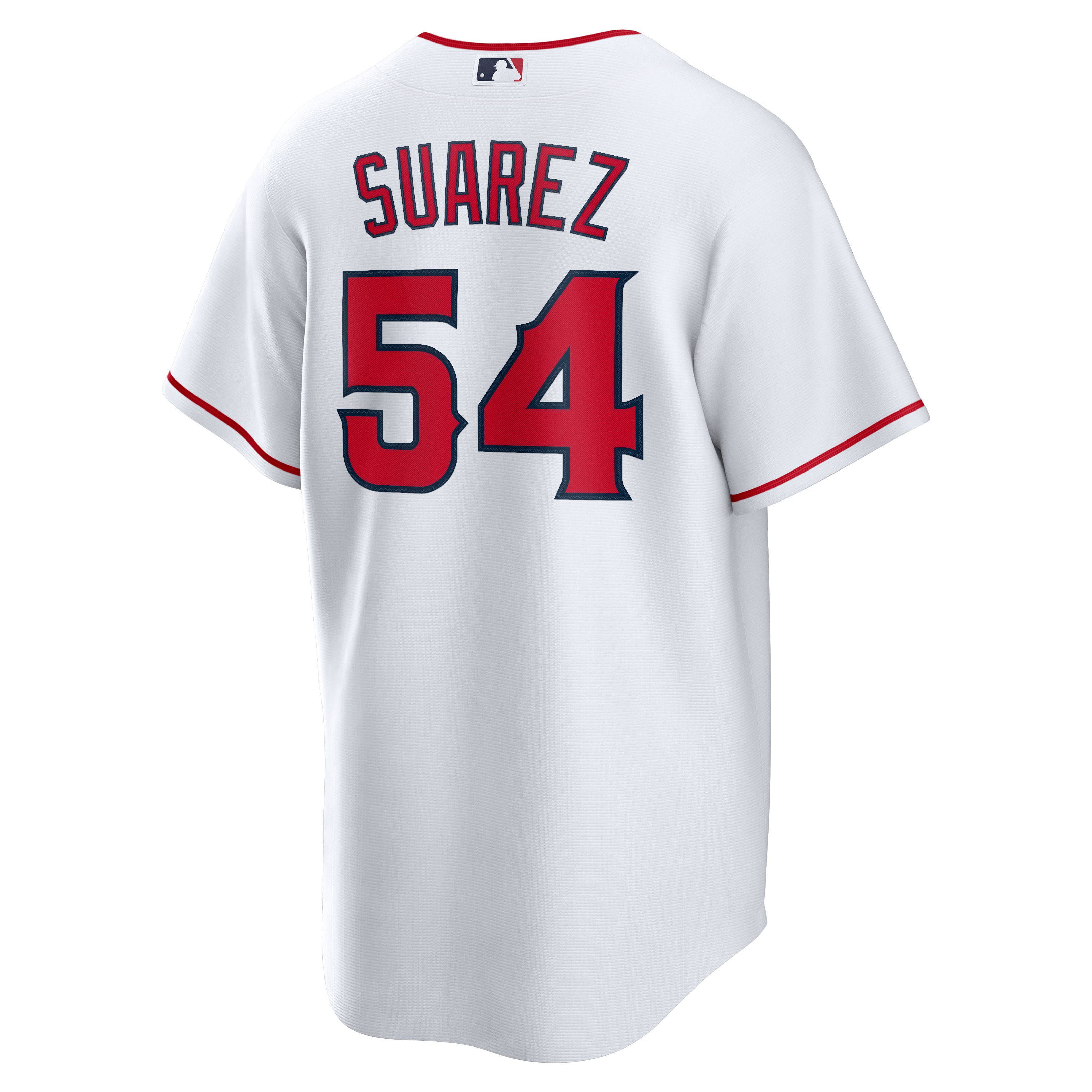 Men's Los Angeles Angels José Suarez  White Home Replica Player Jersey