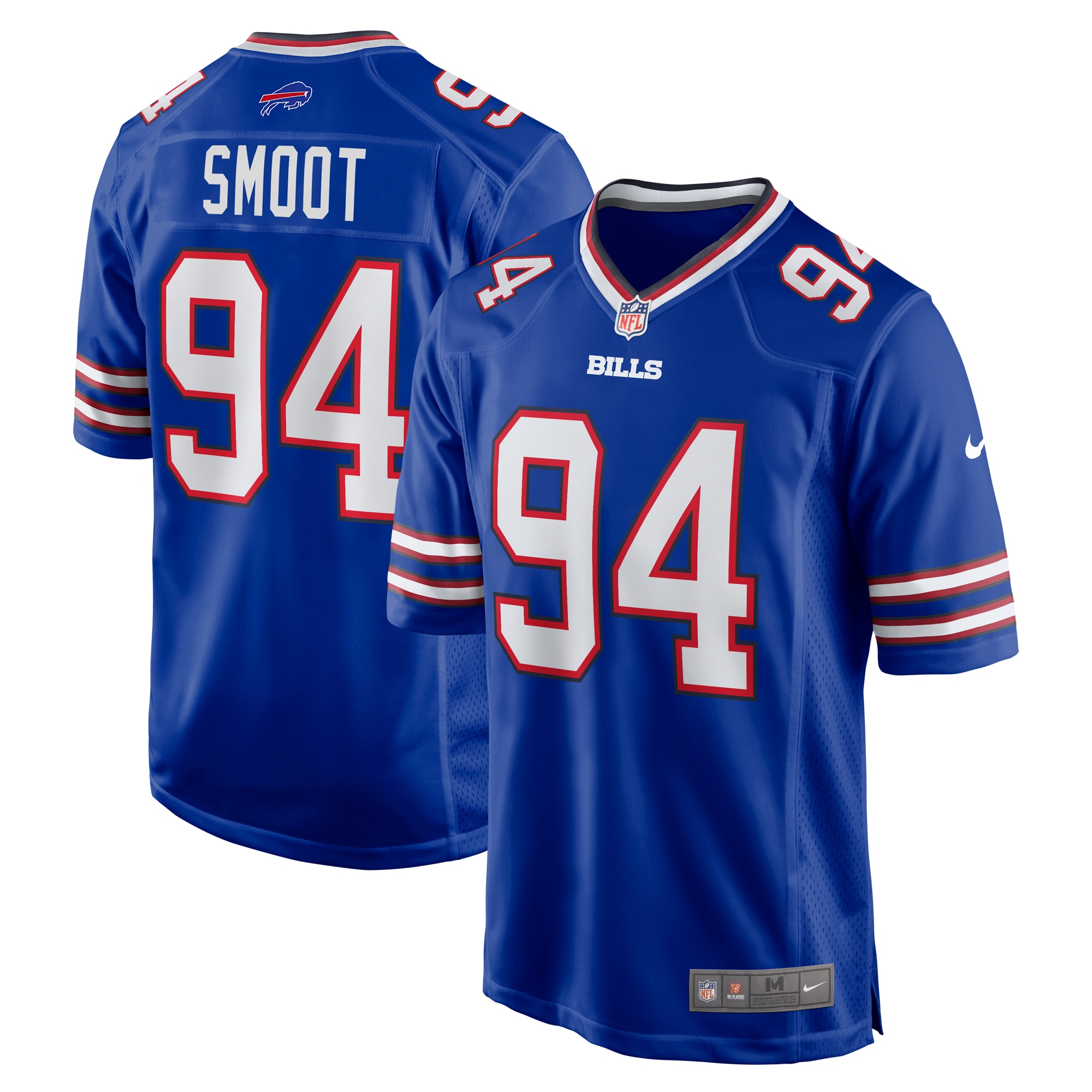Dawuane Smoot Buffalo Bills Game Jersey -  Royal