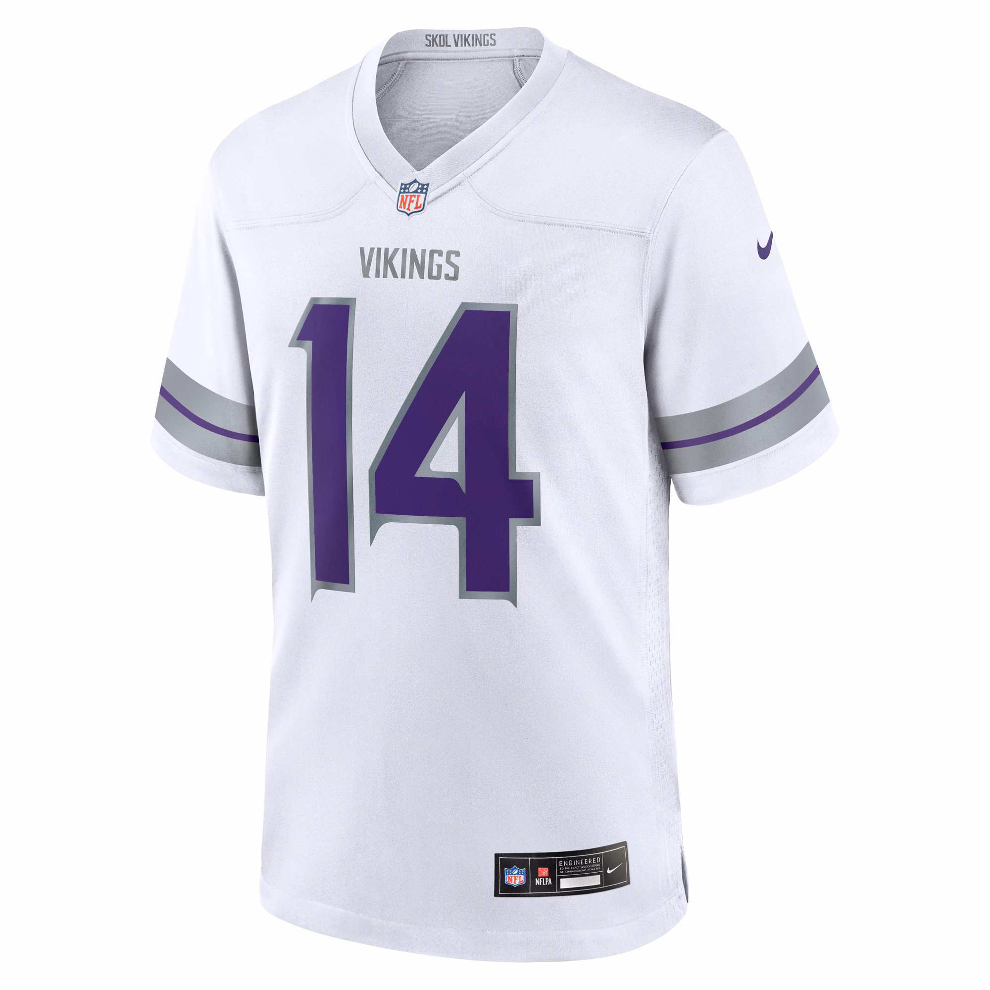 Sam Darnold #14 Minnesota Vikings Team Game Jersey - White