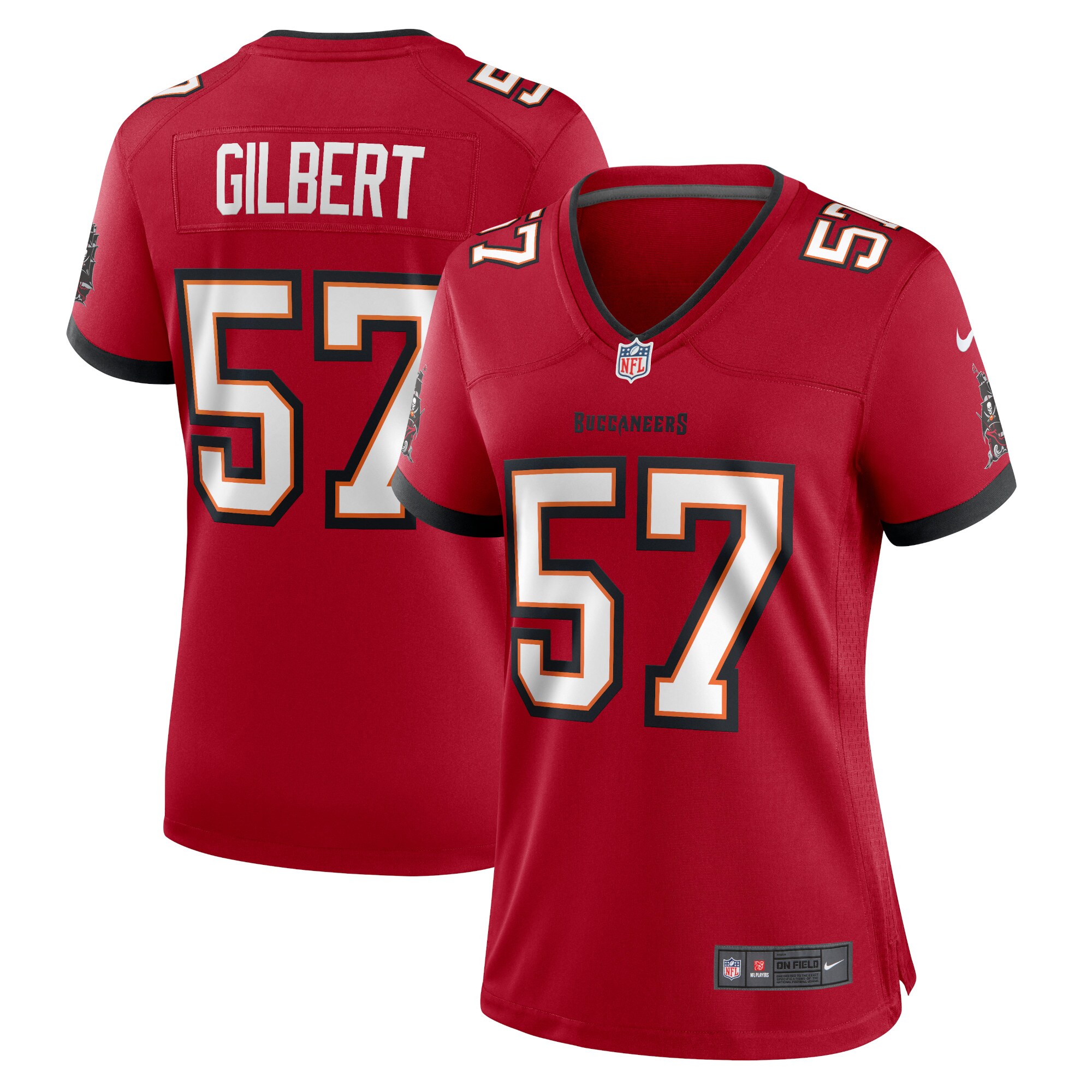Ulysees Gilbert III Tampa Bay Buccaneers  Women's Home Game Player Jersey - Red