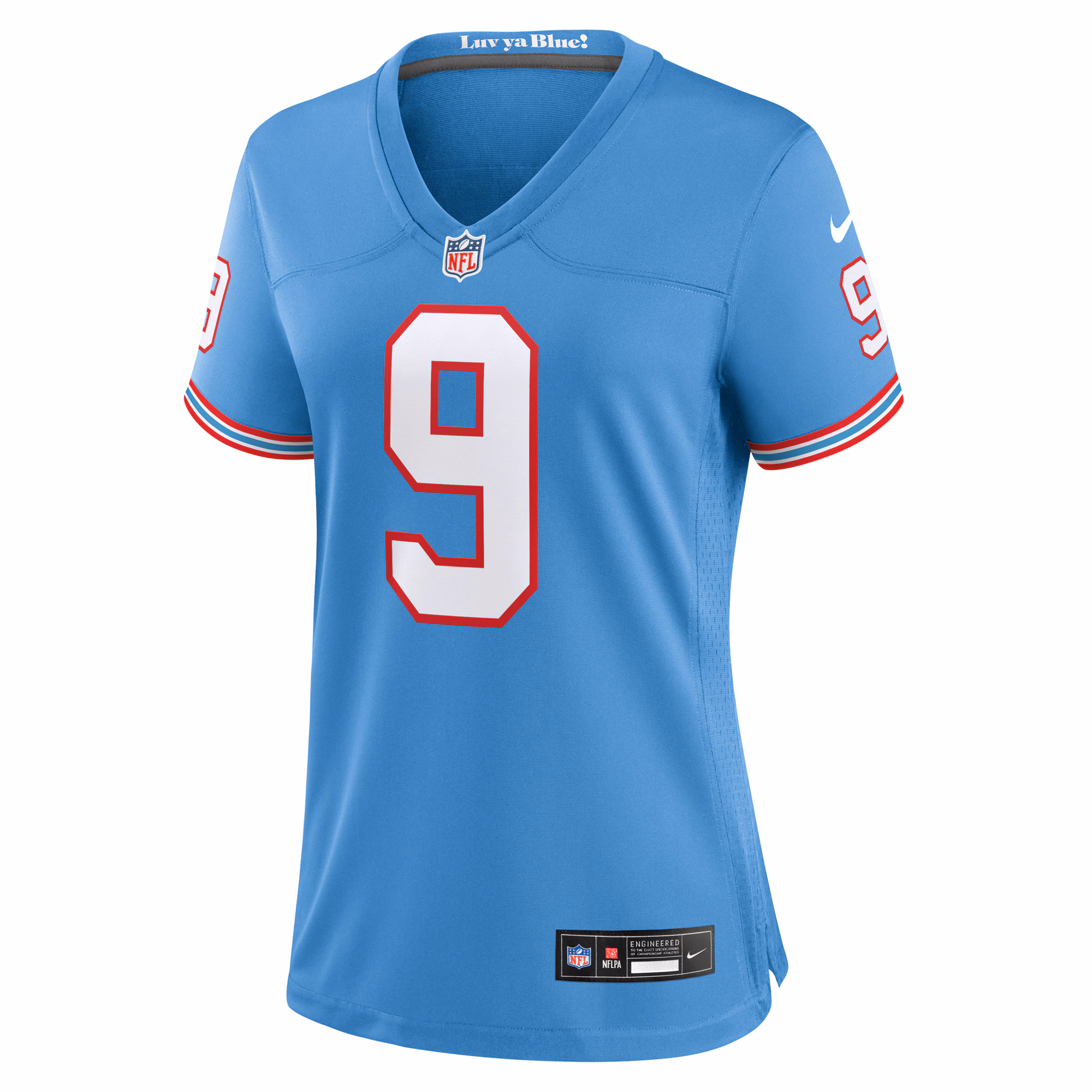 Steve McNair Tennessee Titans Women's Game Retired Player Jersey - Navy