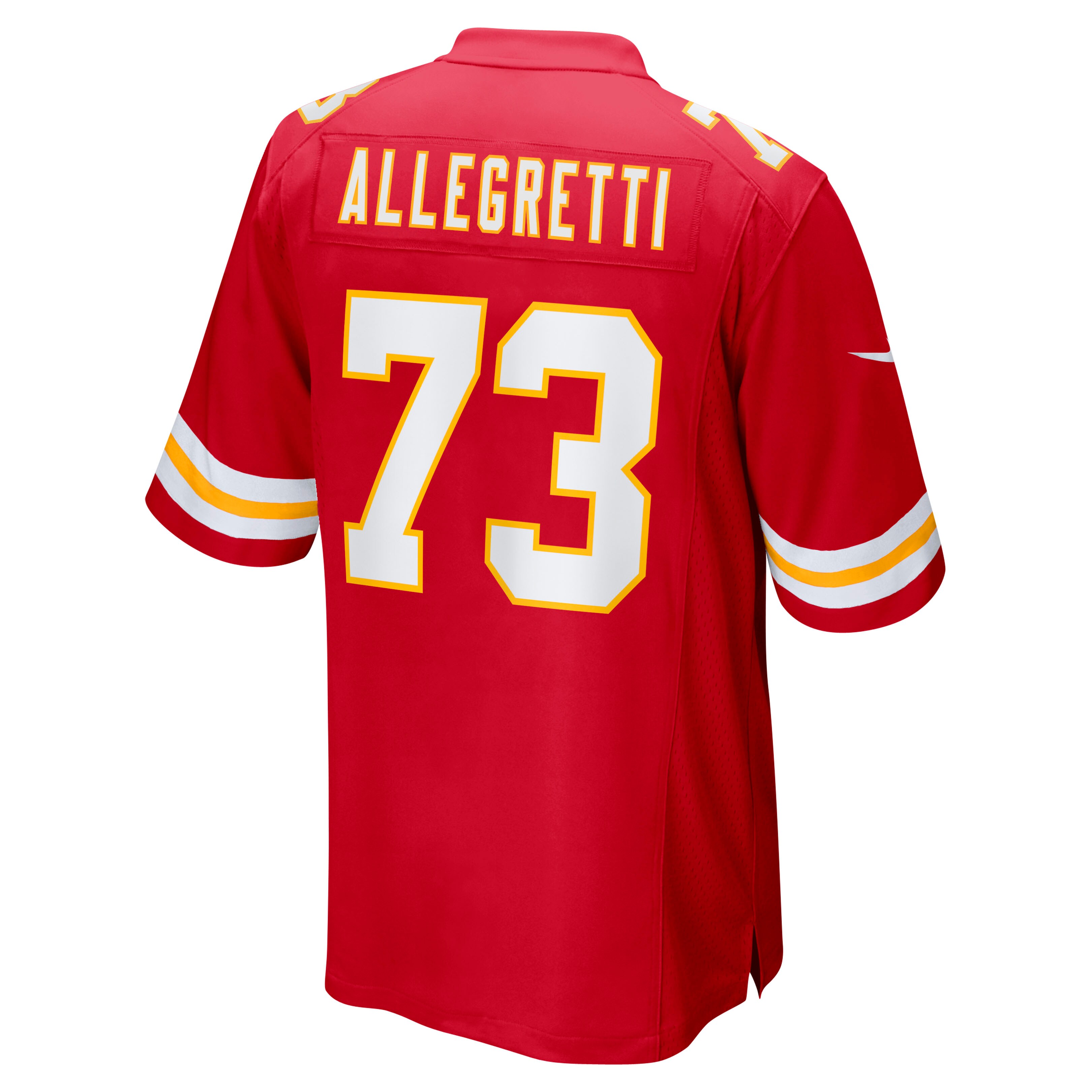 Nick Allegretti Kansas City Chiefs  Game Jersey - Red