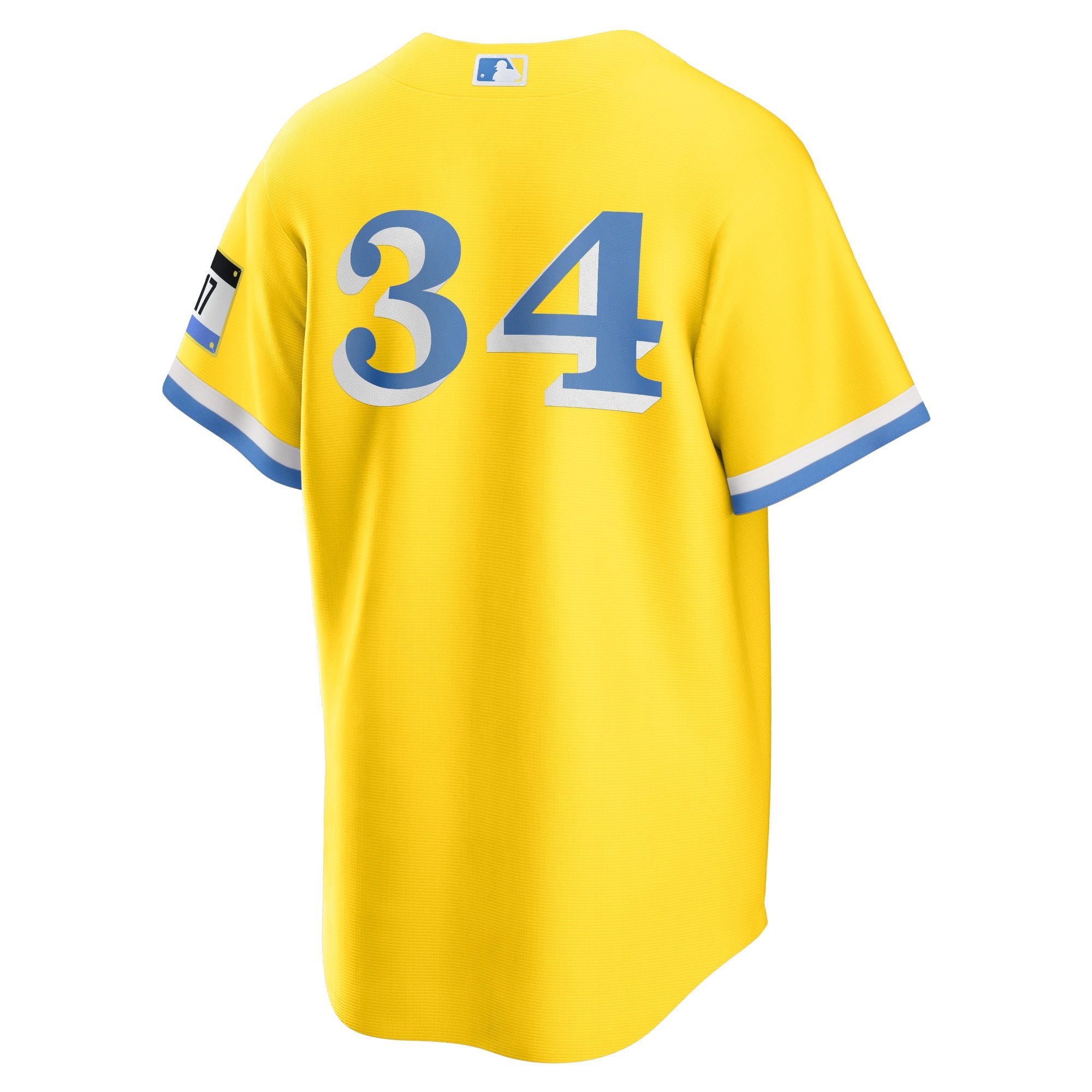 Men's Boston Red Sox David Ortiz  Gold Retired Player City Connect Replica Jersey