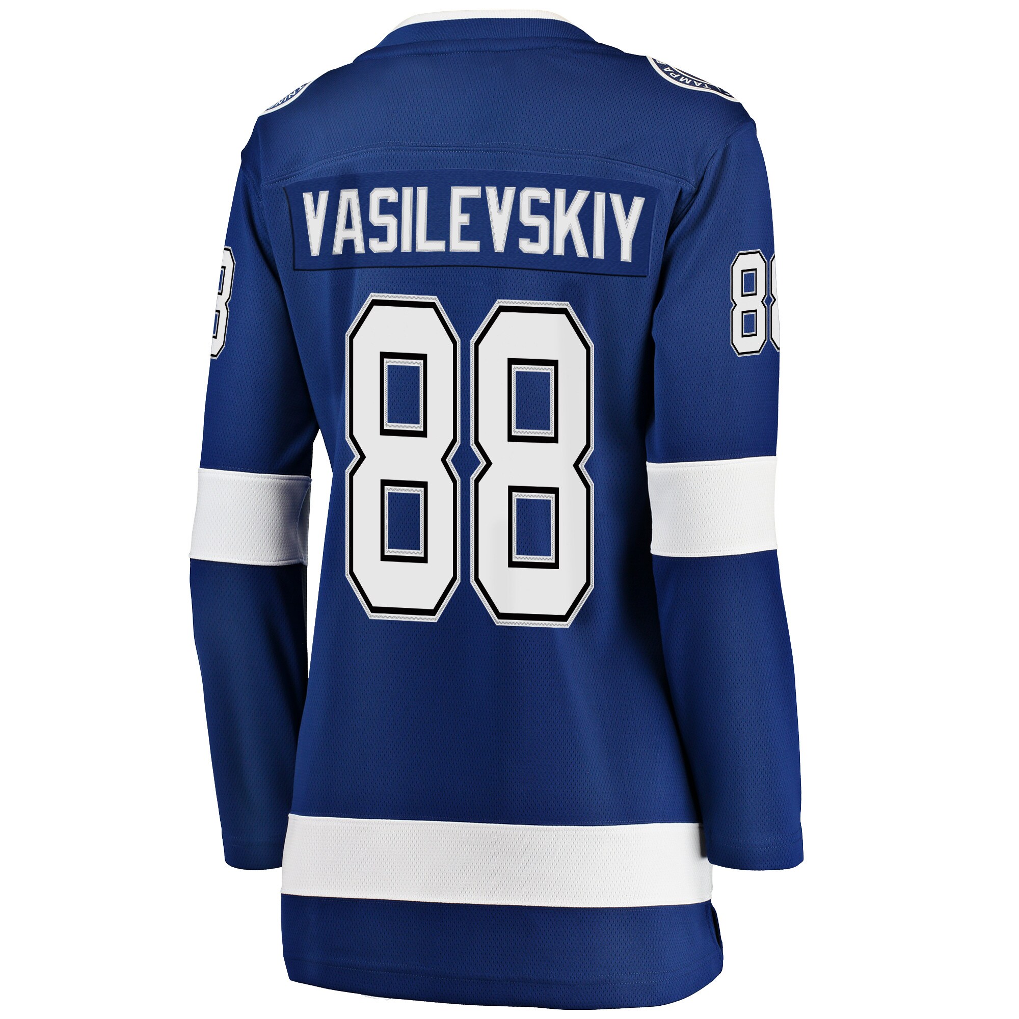 Andrei Vasilevskiy Tampa Bay Lightning Women's Home 2022 Stanley Cup Final Breakaway Player Jersey - Blue