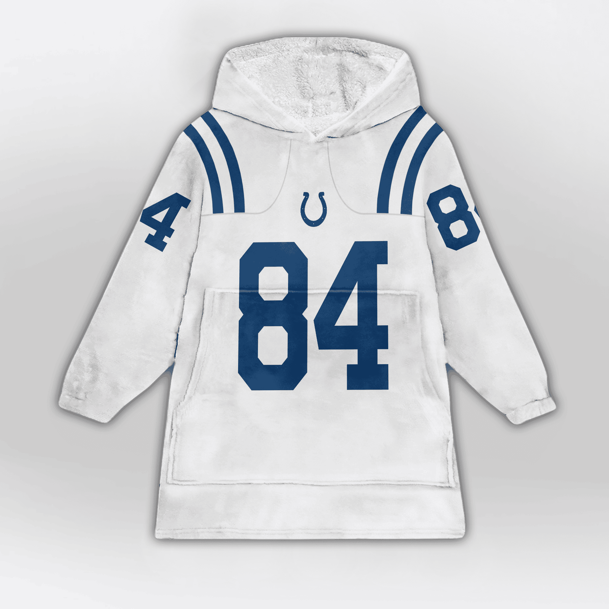 Kid 84 Indianapolis Football Unisex Blanket Hoodie