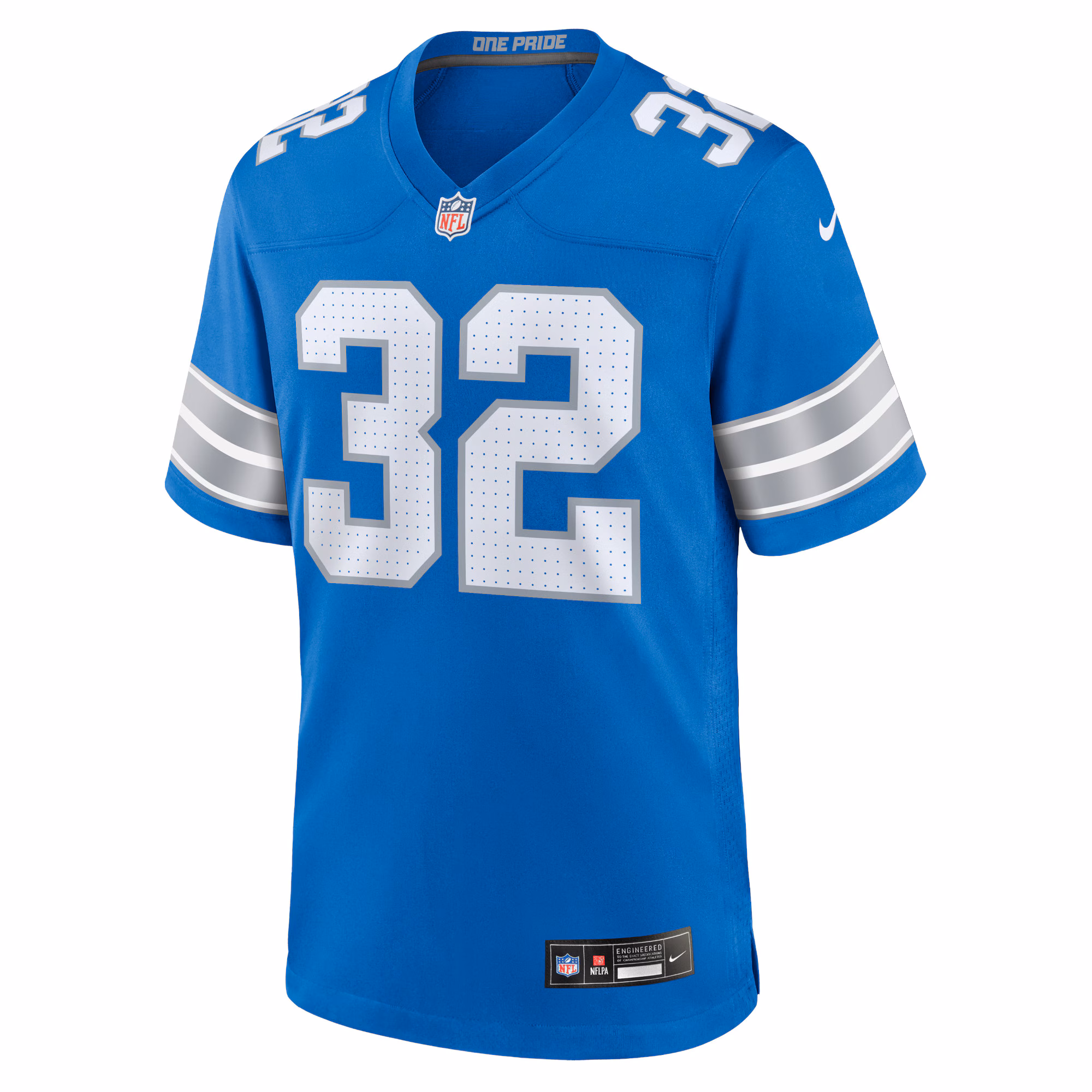 Brian Branch Detroit Lions Game Jersey - Blue