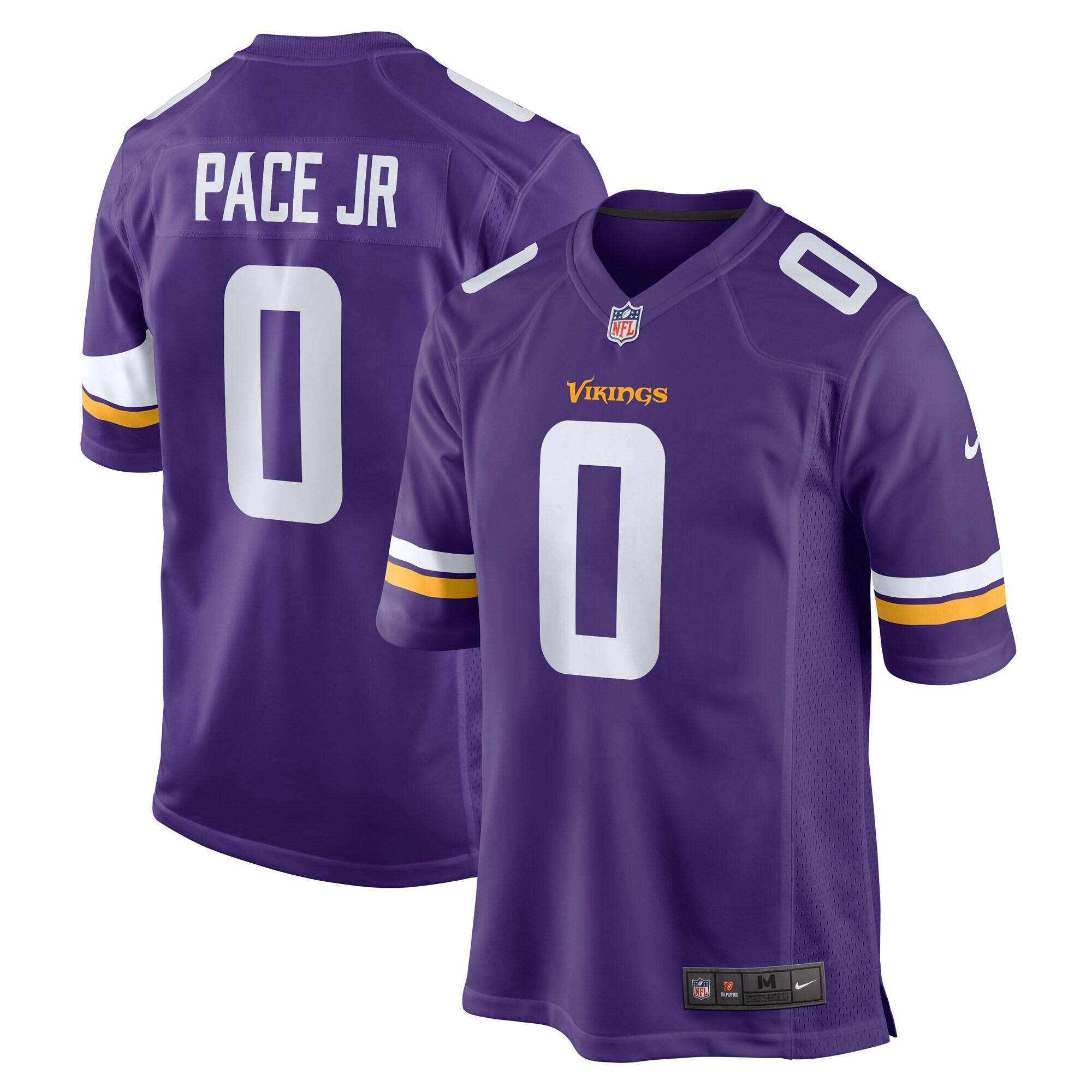 Ivan Pace Jr Minnesota Vikings  Game Jersey -  Purple