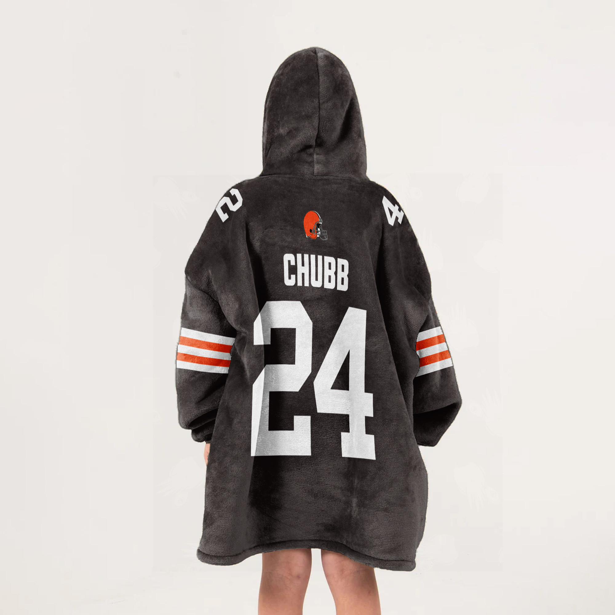 Kid 24 Cleveland Football Unisex Blanket Hoodie