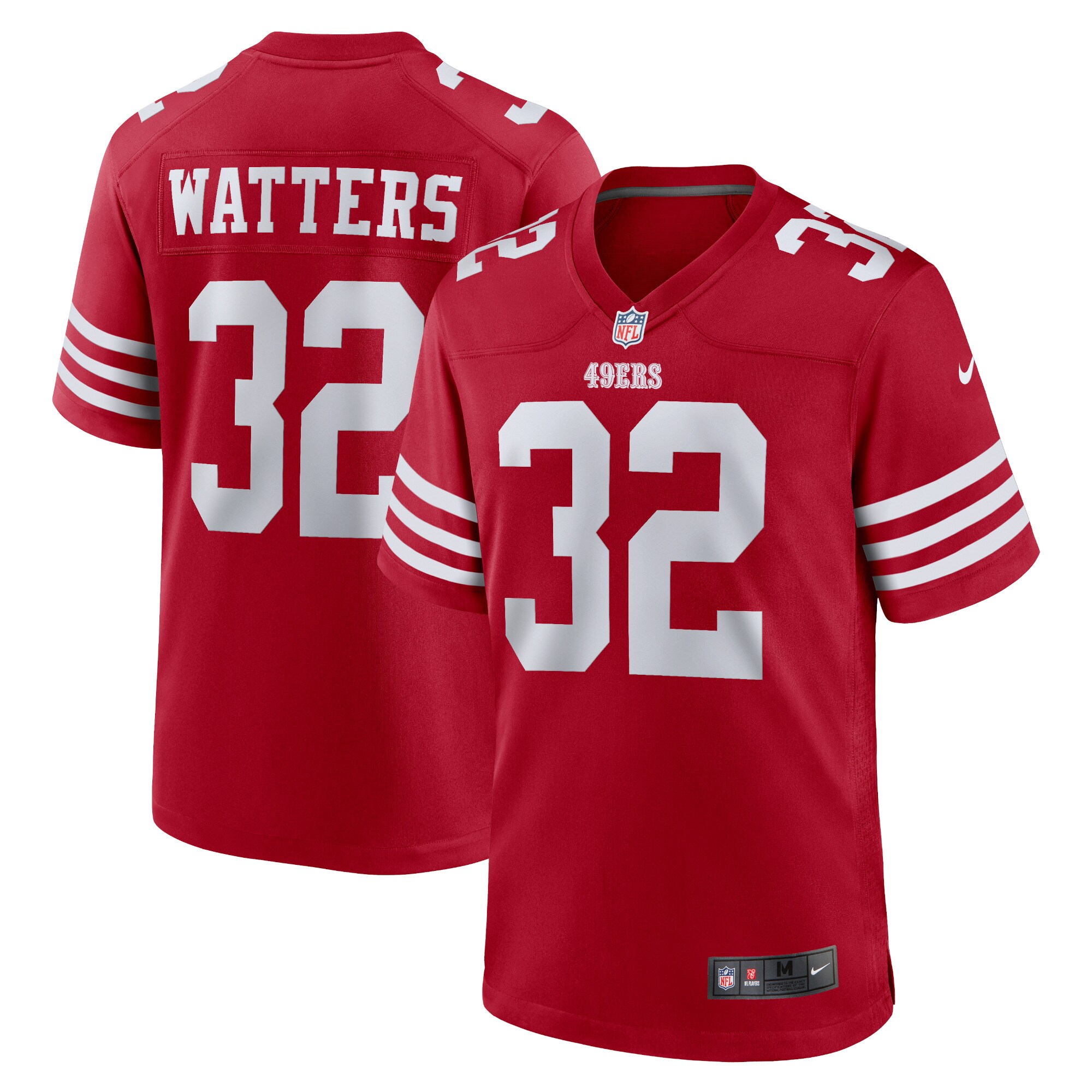 Ricky Watters San Francisco 49ers  Retired Player Game Jersey - Scarlet