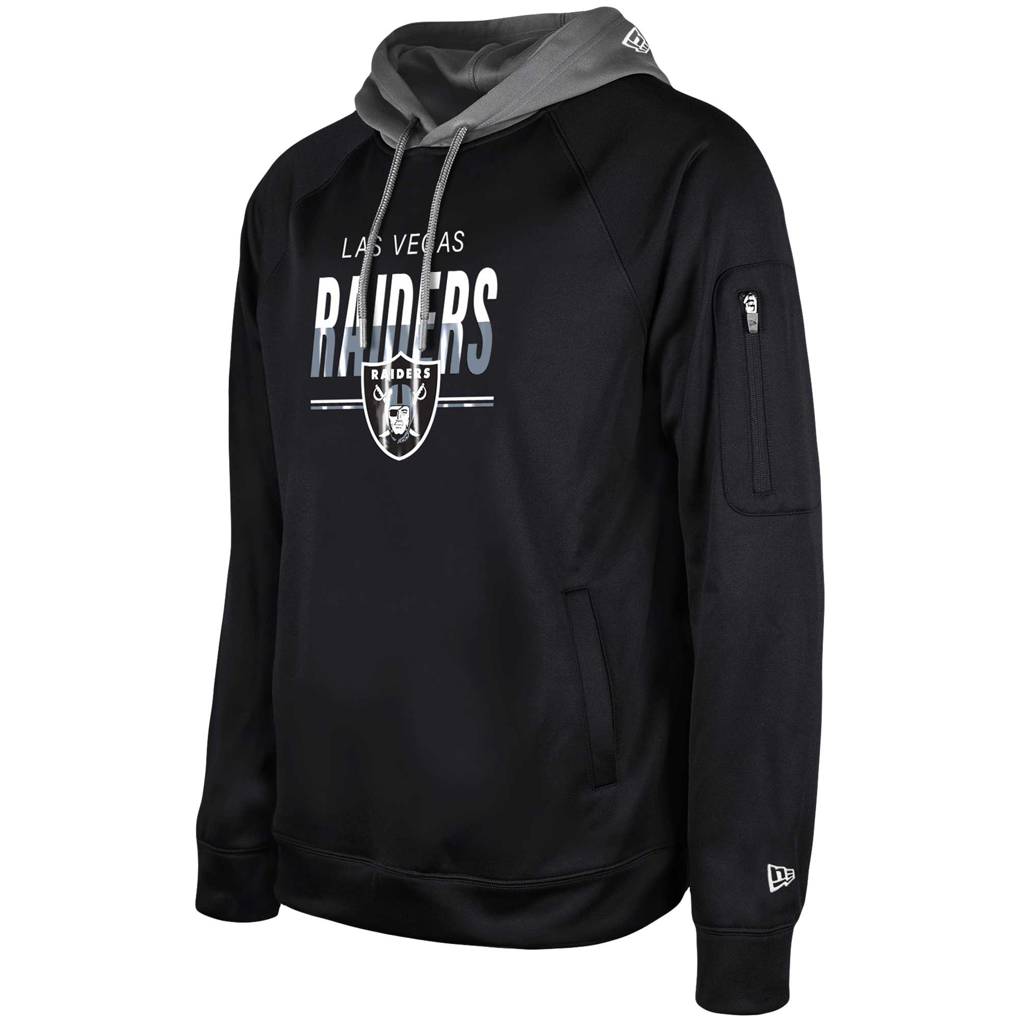 Las Vegas Raiders  2023  Training Camp Raglan Pullover Hoodie - Black