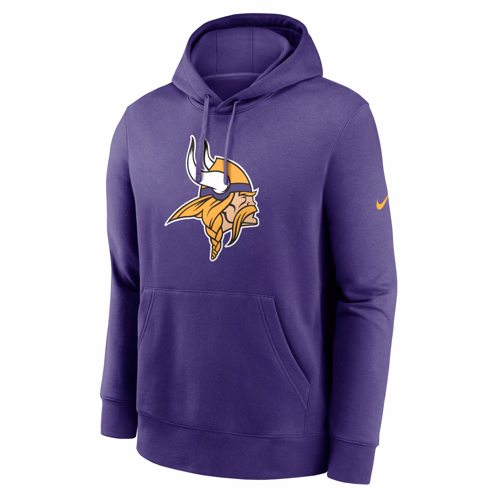 Minnesota Vikings Club Logo Pullover Hoodie - Purple