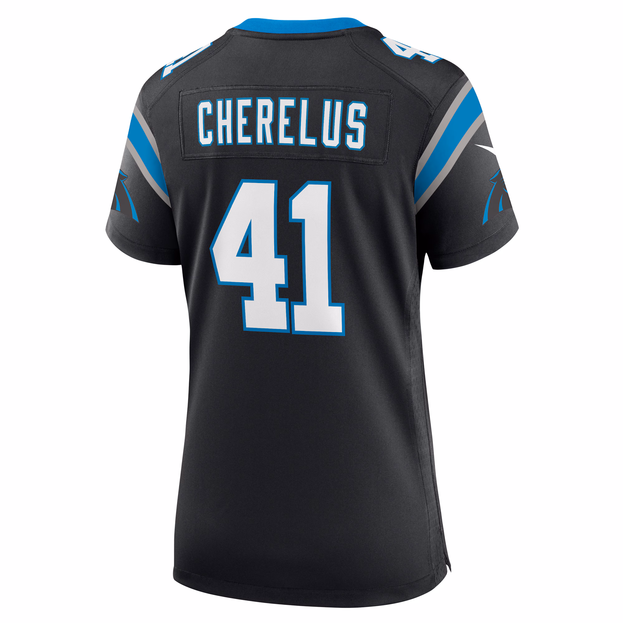 Claudin Cherelus Carolina Panthers Women's Team Game Jersey -  Black