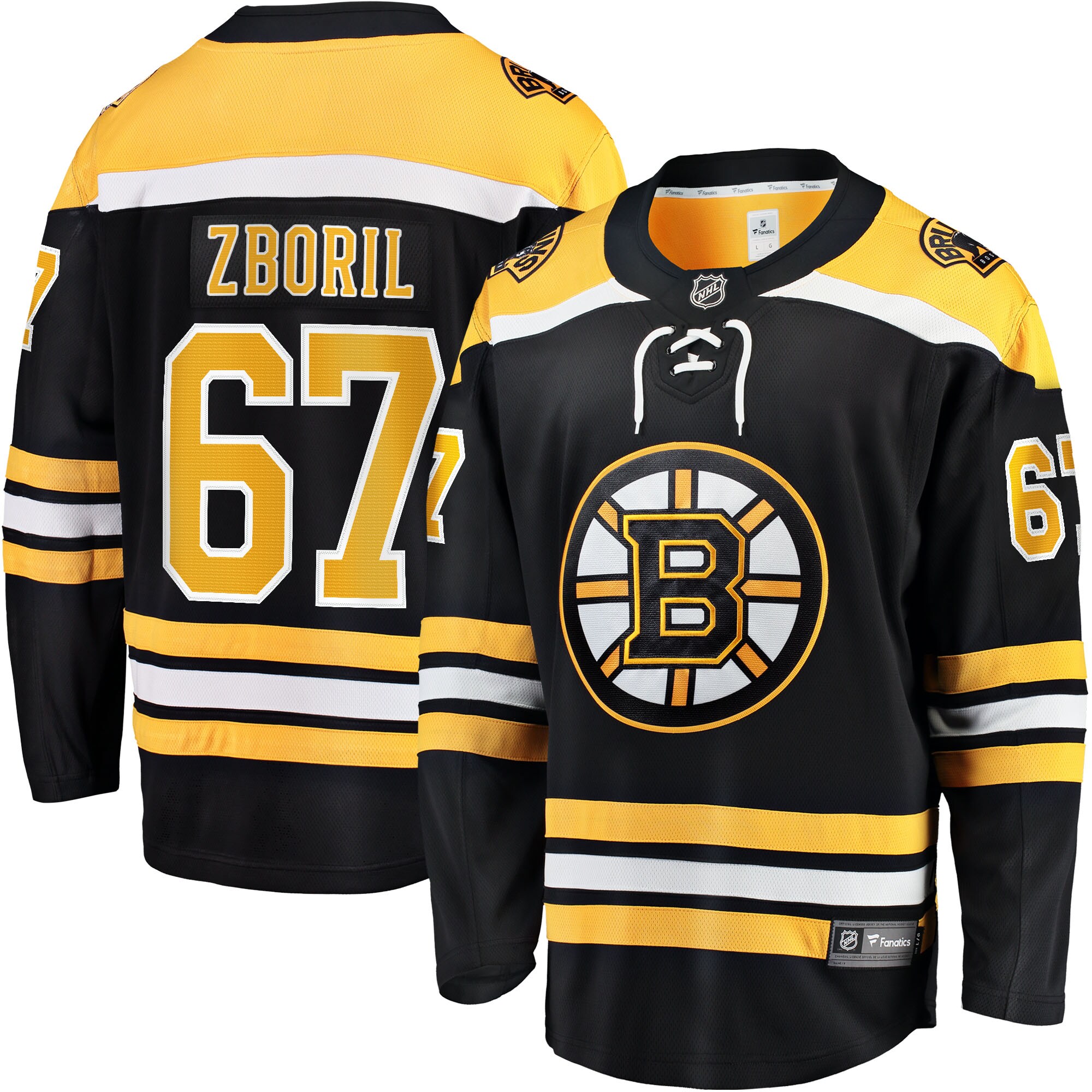 Jakub Zboril Boston Bruins Home Breakaway Player Jersey - Black