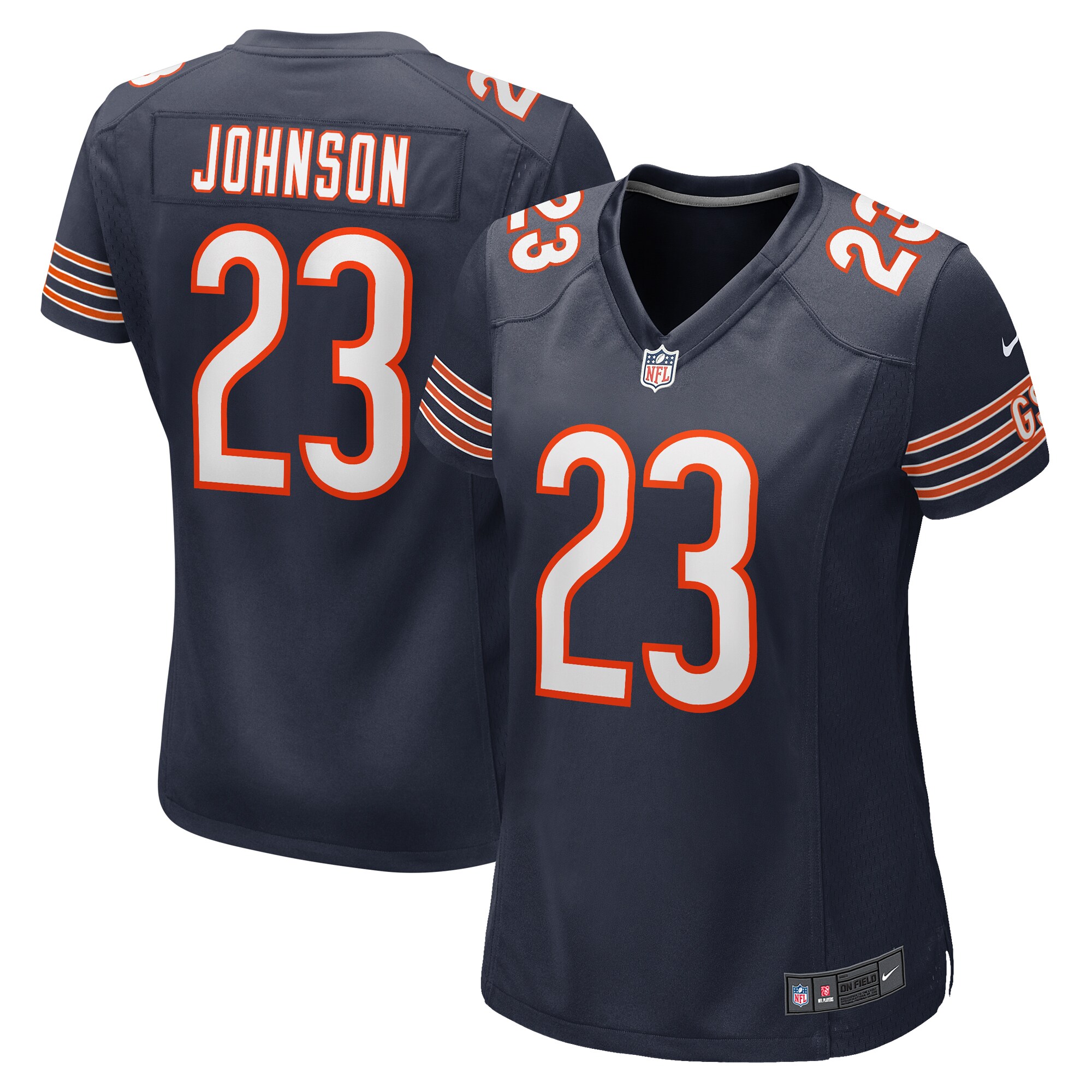 Roschon Johnson Chicago Bears Women's Team Game Jersey -  Navy