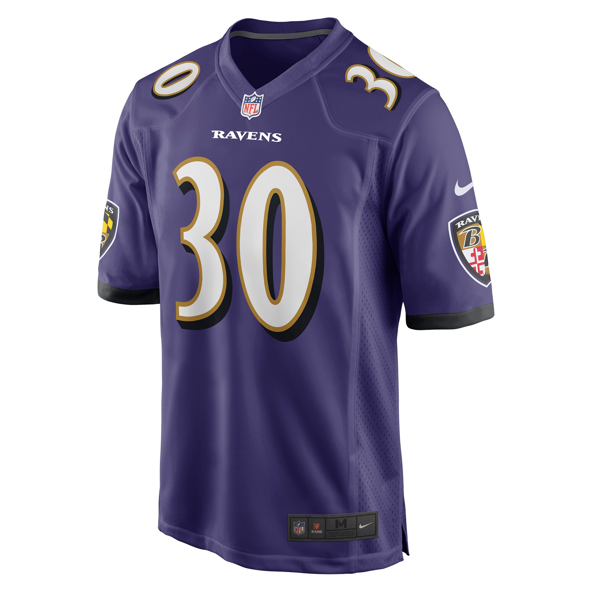 Tyler Badie Baltimore Ravens  Player Game Jersey - Purple