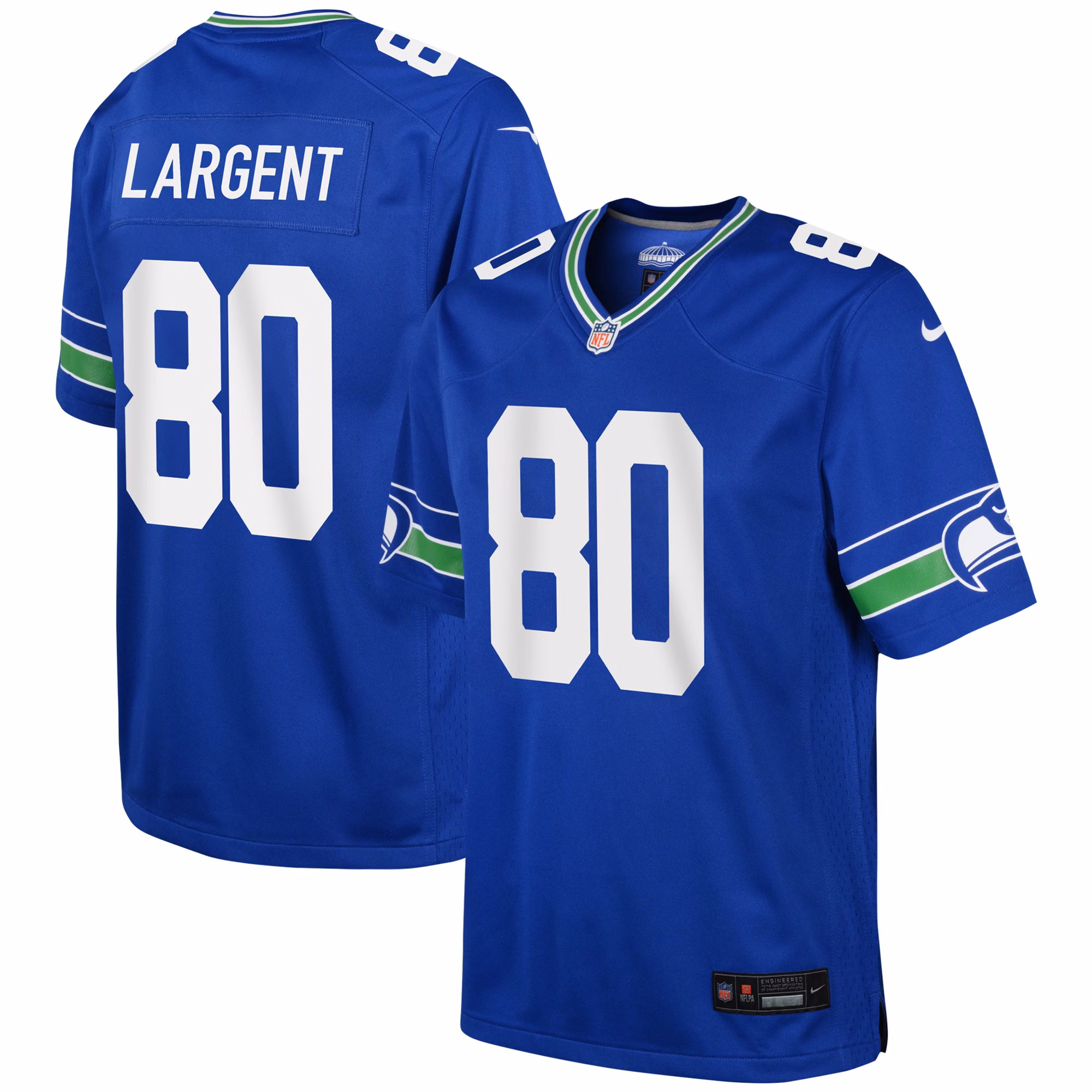 Steve Largent Seattle Seahawks Youth Alternate Retired Player Game Jersey - Royal