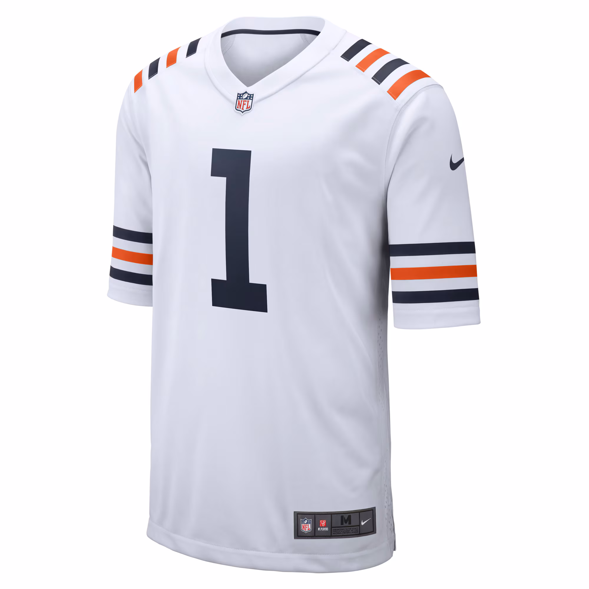 Justin Fields Chicago Bears 2021 NFL Draft First Round Pick Alternate Classic Game Jersey - White