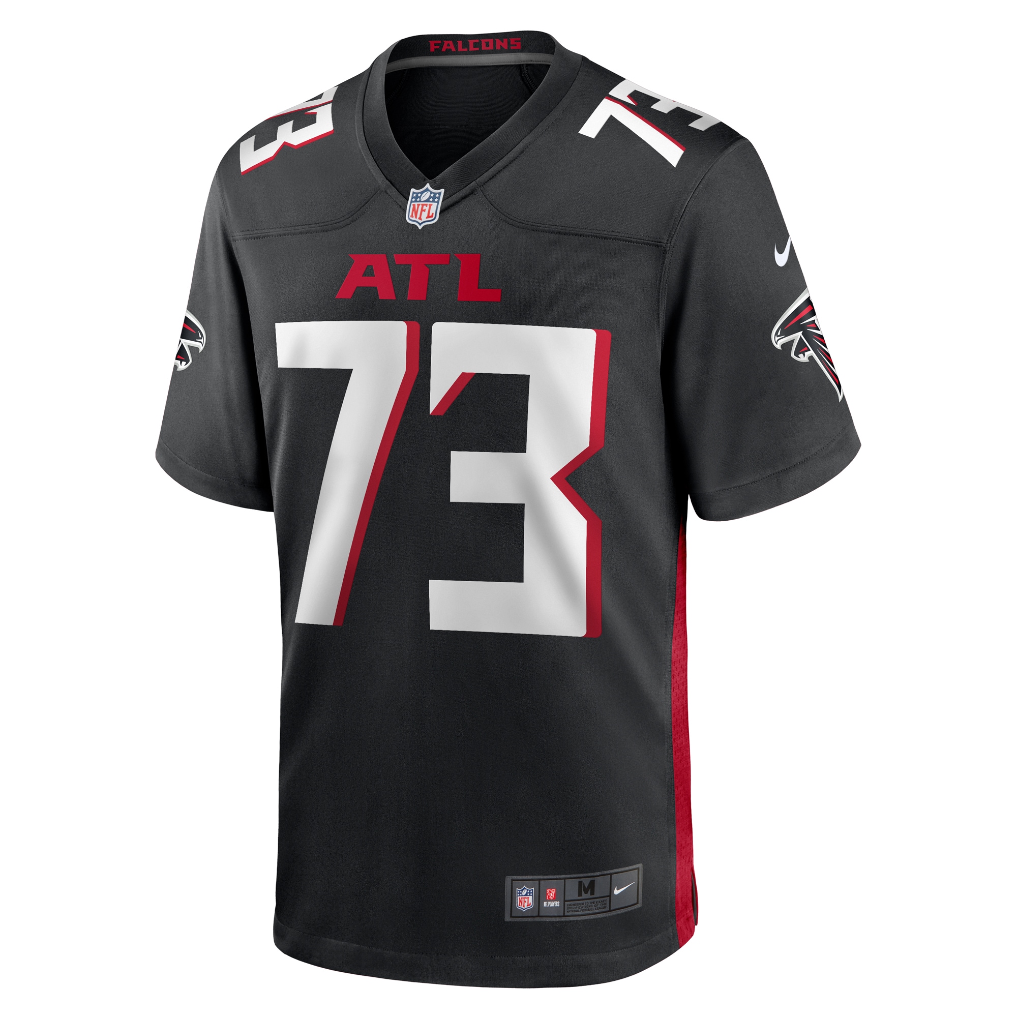 Tyler Vrabel Atlanta Falcons Player Game Jersey - Black
