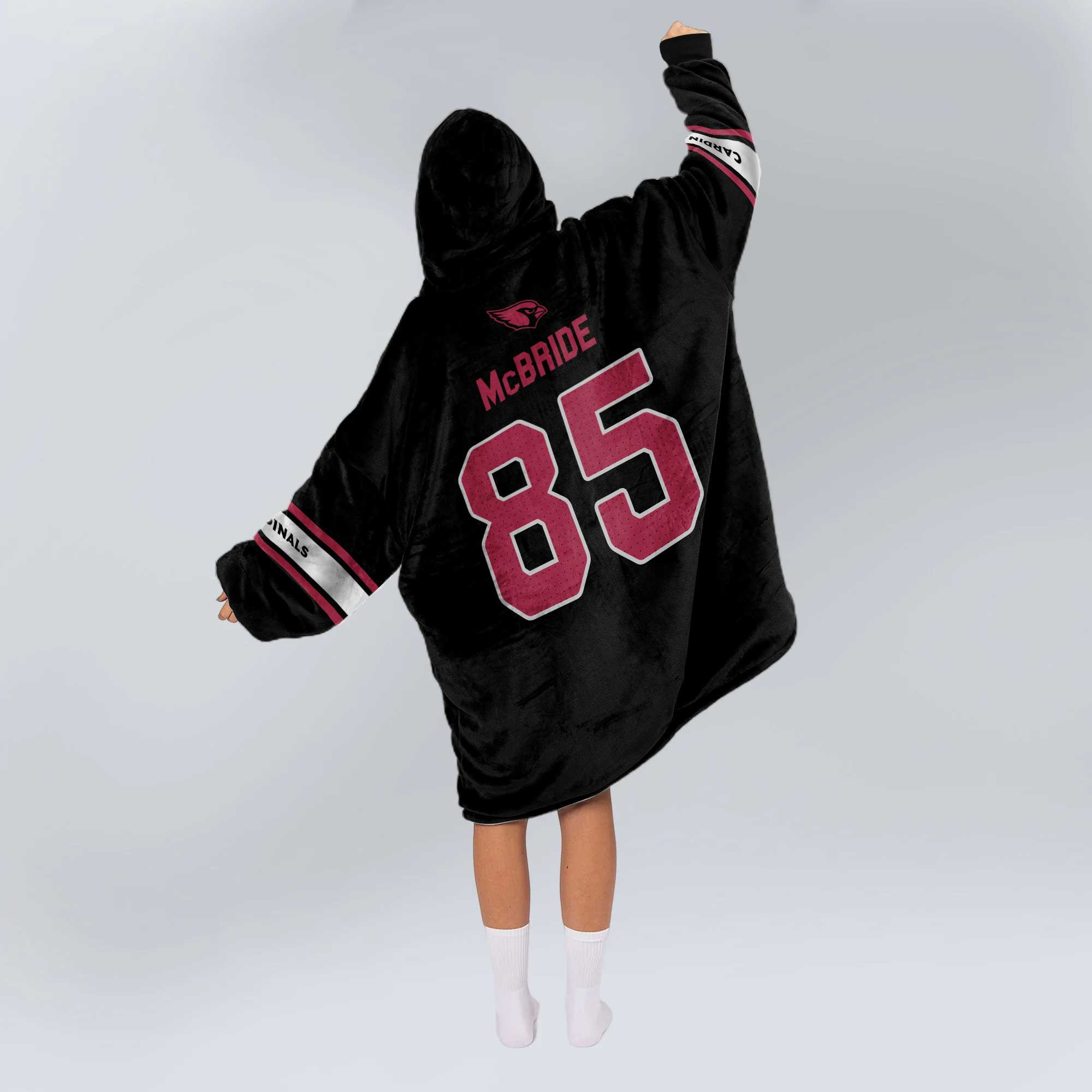 Adult 85 Arizona Football Unisex Blanket Hoodie