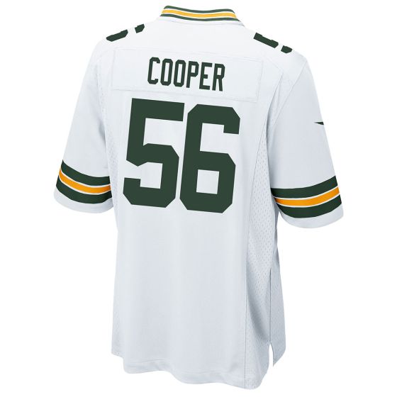 Green Bay Packers #56 Edgerrin Cooper Away Game Jersey-White